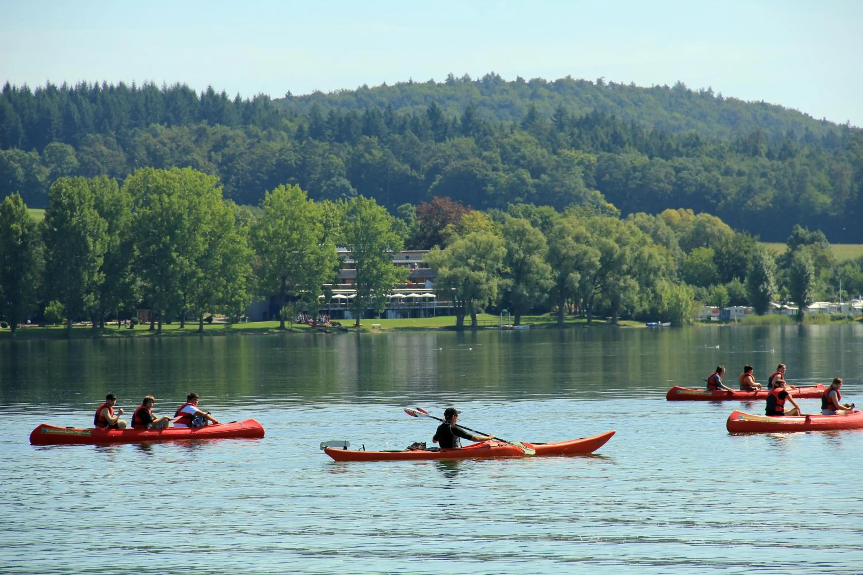 Canoeing in Naturfreundehaus Bodensee