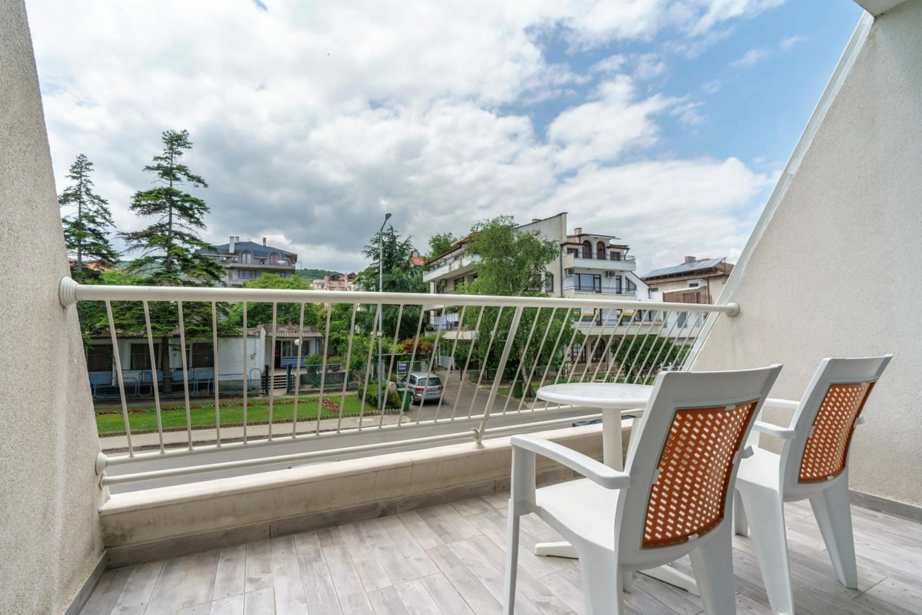 Balcony/Terrace in AluaSun Helios Beach - All Inclusive