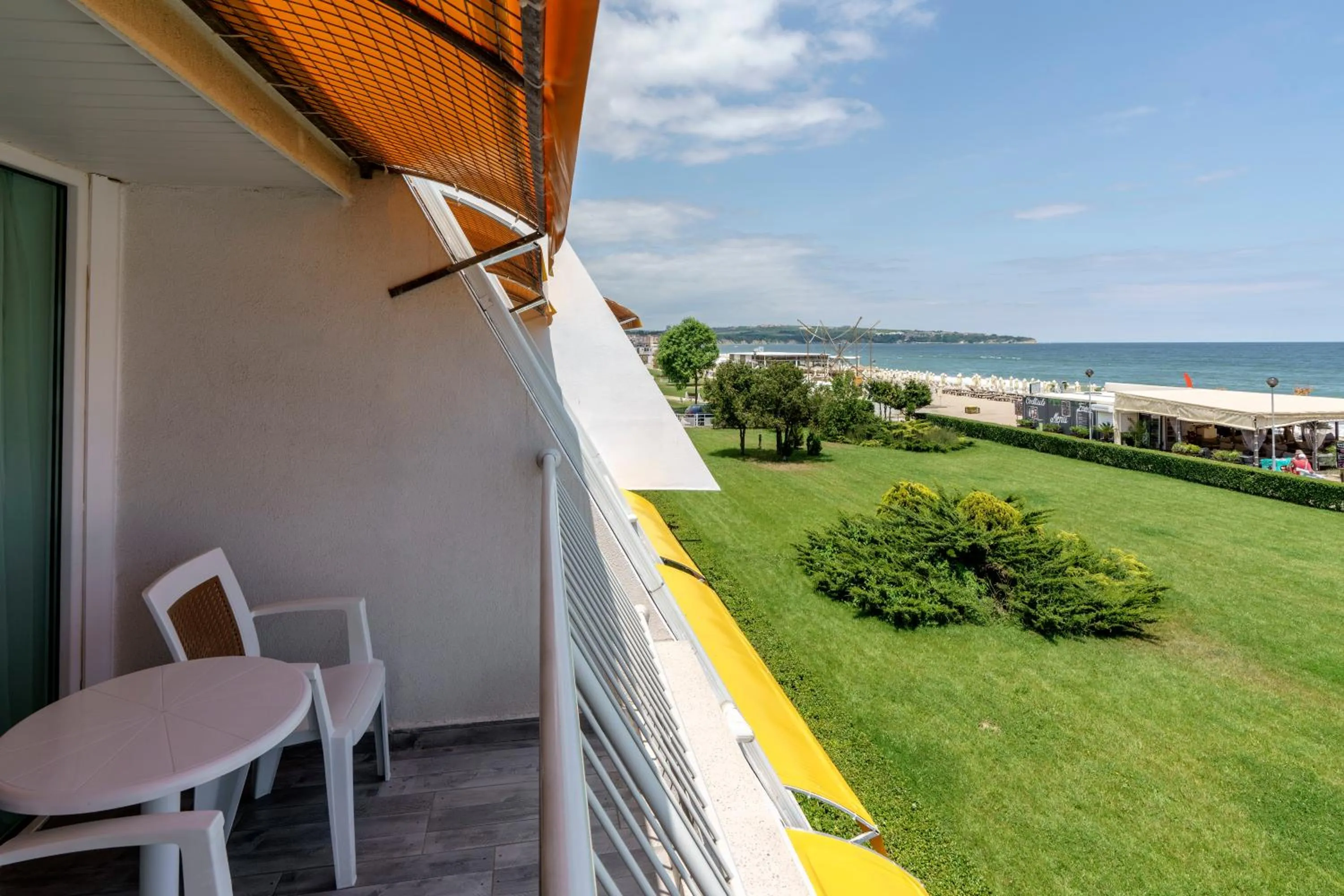 Balcony/Terrace in AluaSun Helios Beach - All Inclusive
