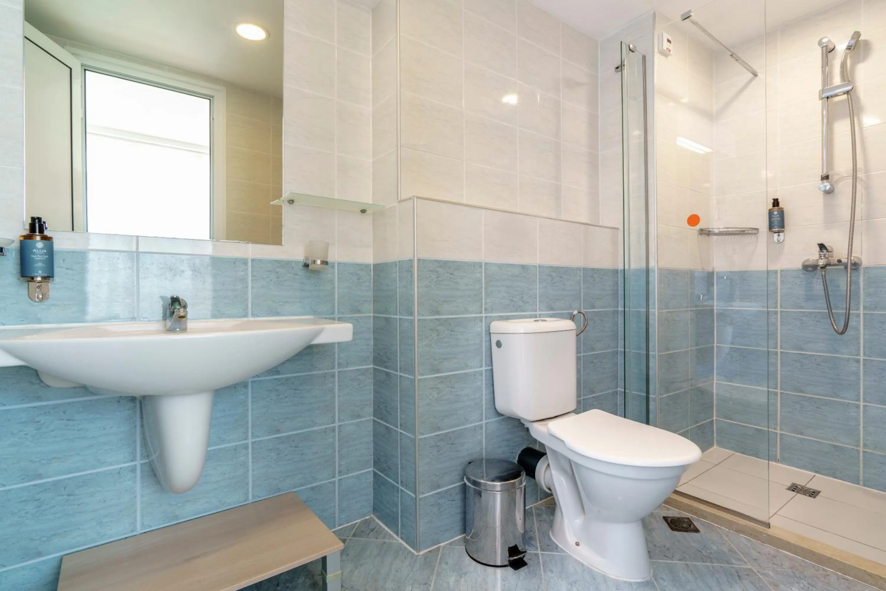 Bathroom in AluaSun Helios Beach - All Inclusive