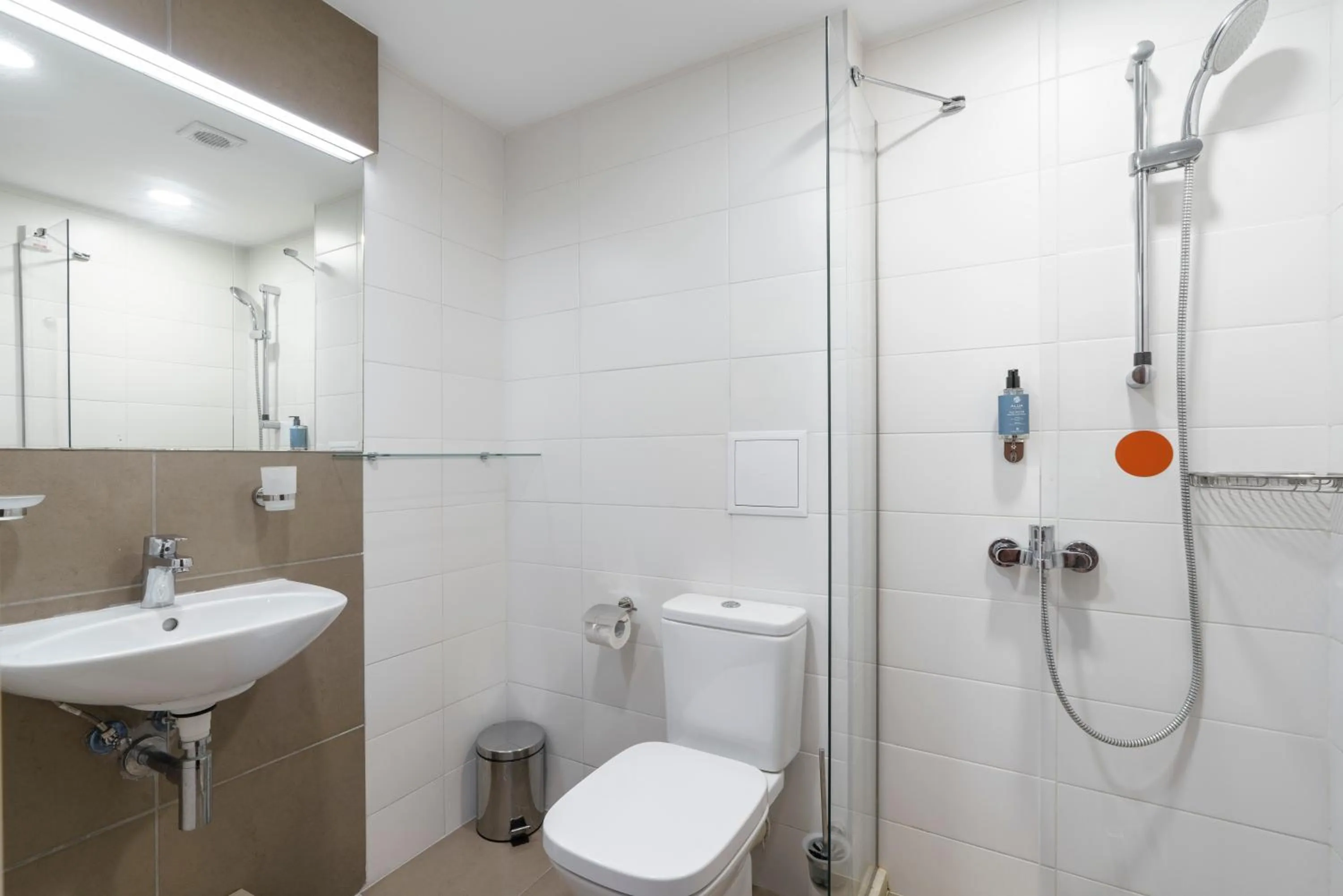 Bathroom in AluaSun Helios Beach - All Inclusive