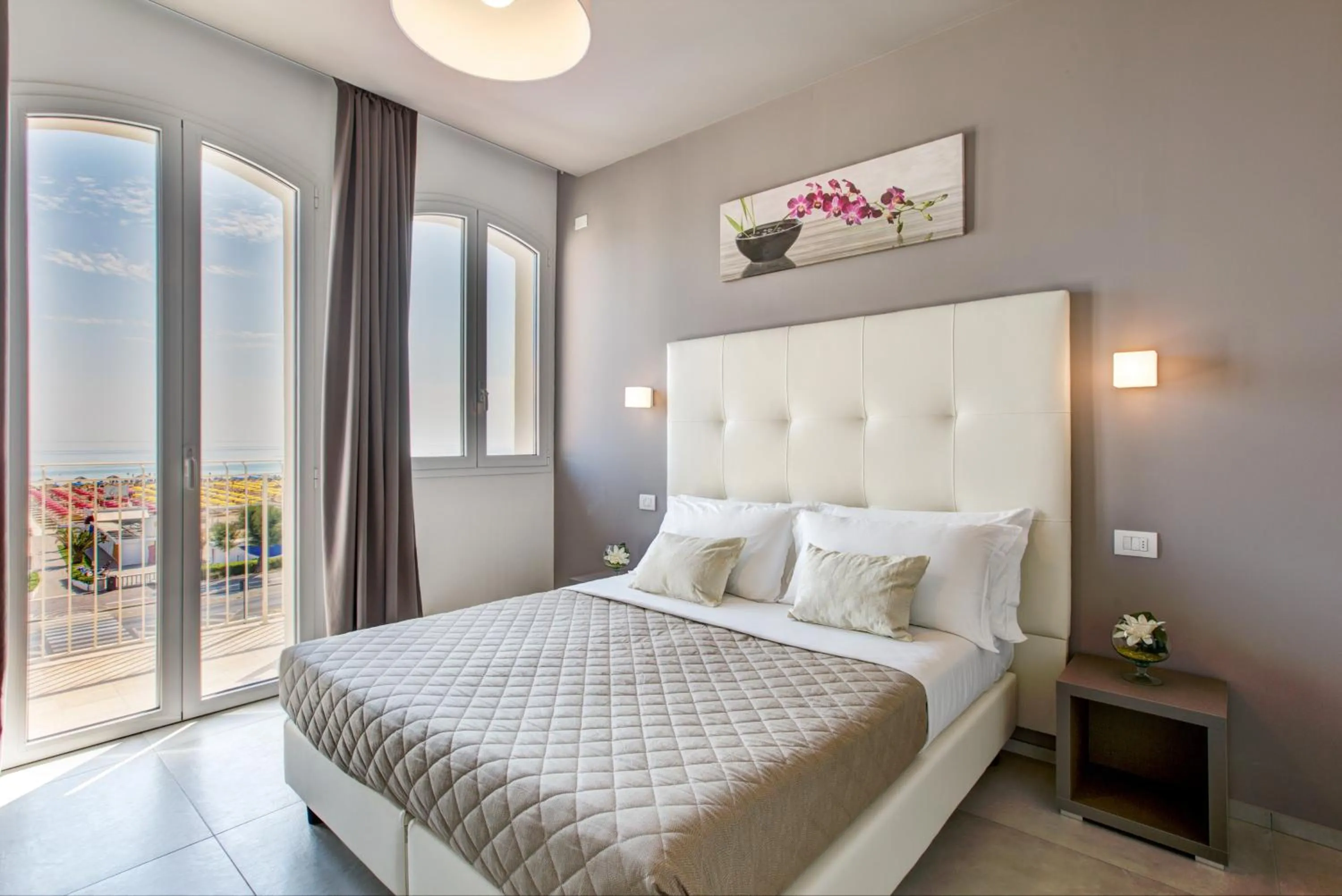 Bed in Hotel Villa Augustea