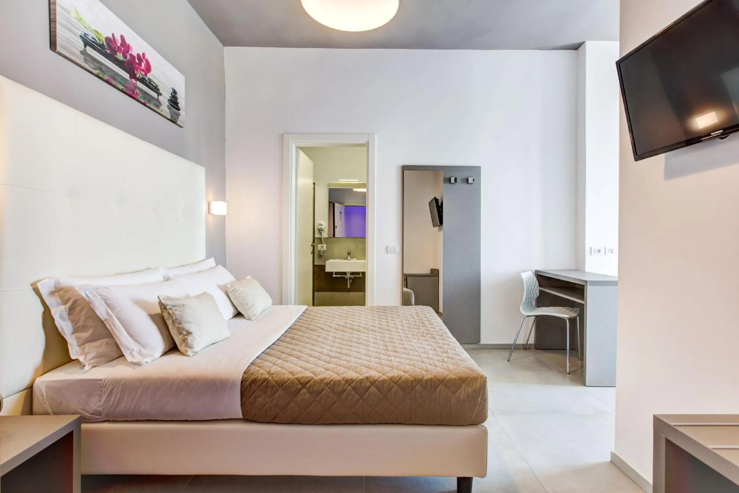 Bed in Hotel Villa Augustea