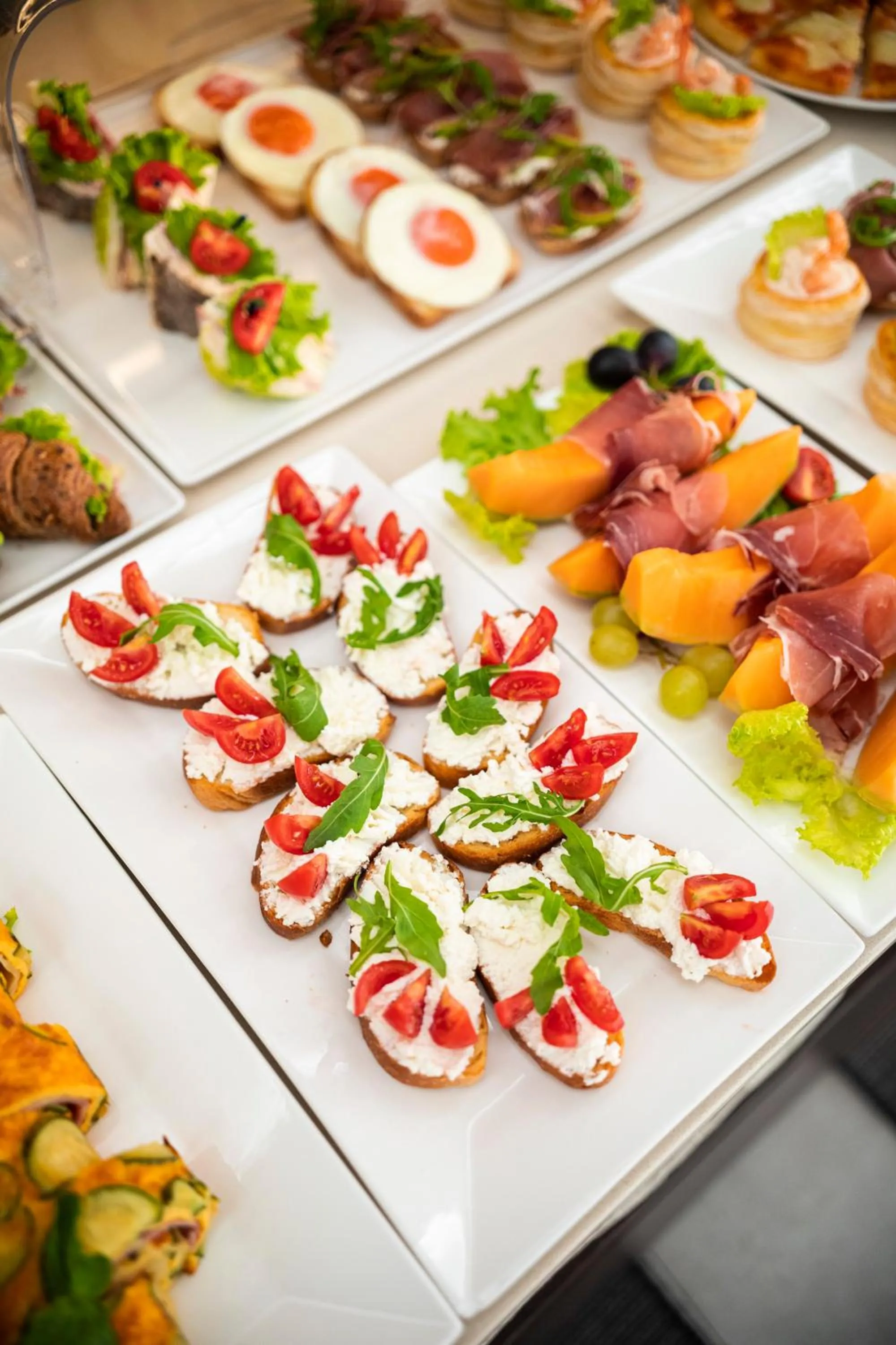 Buffet breakfast in Hotel Villa Augustea