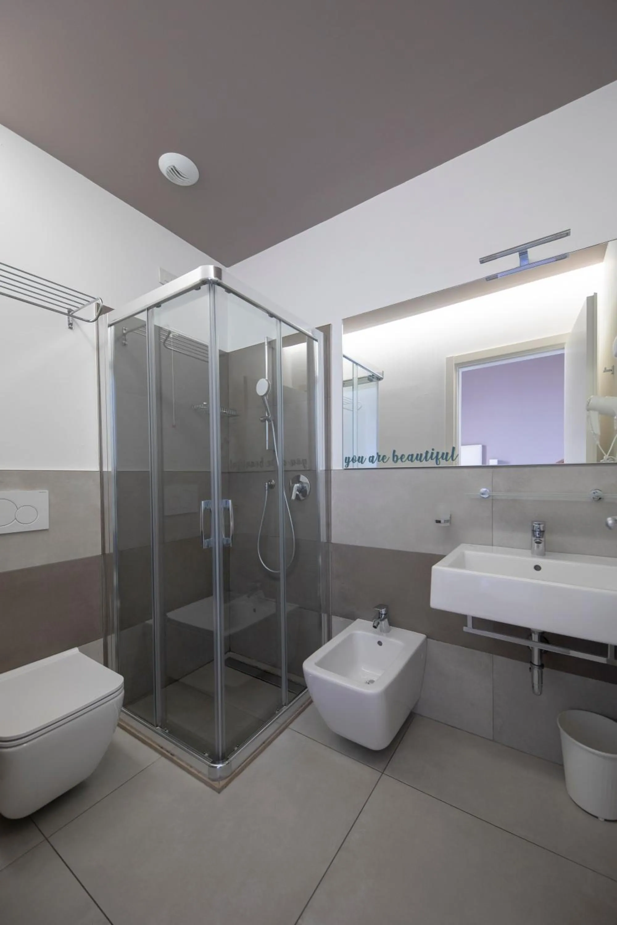 Bathroom in Hotel Villa Augustea