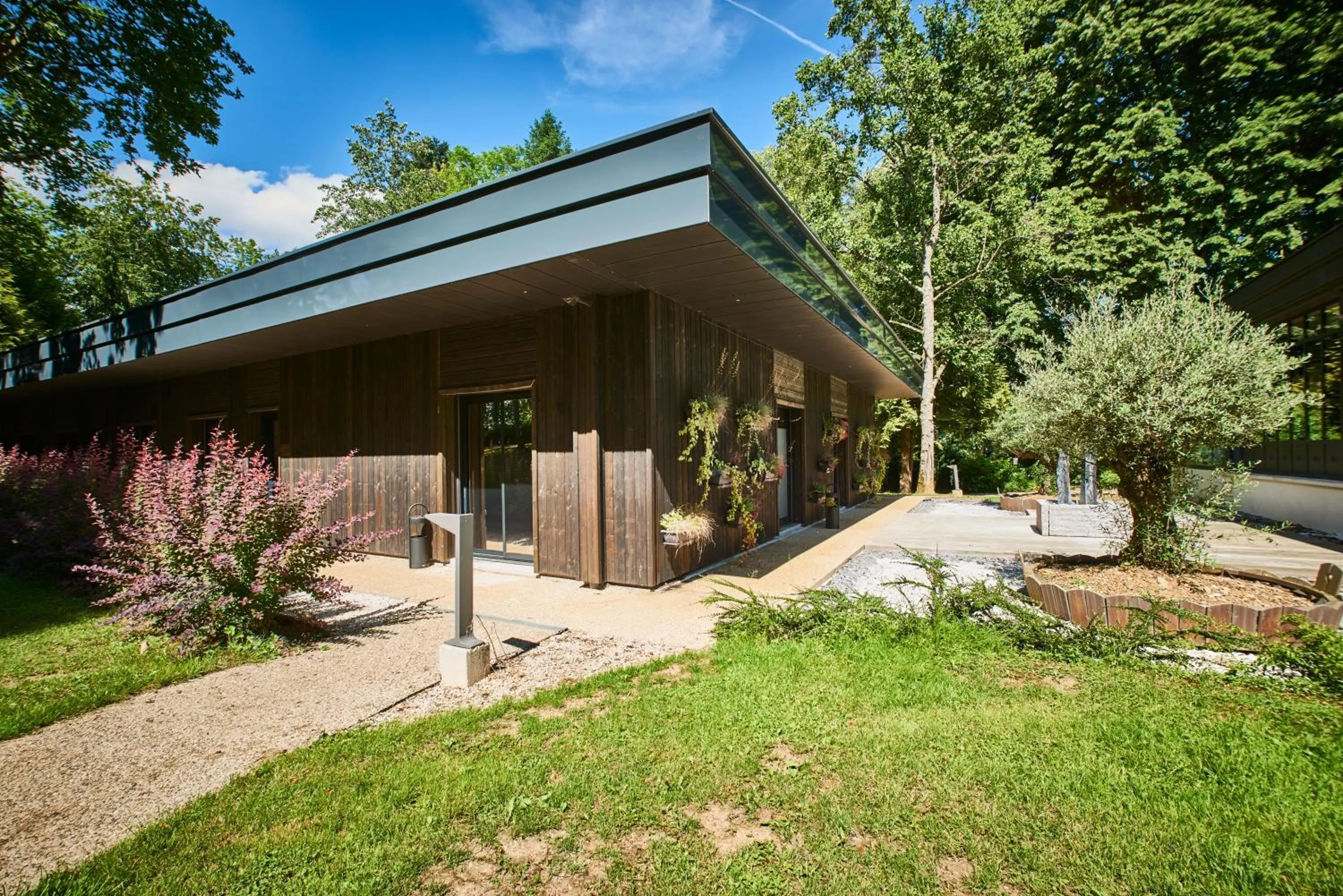 Garden in Château de La Dame Blanche - Logis