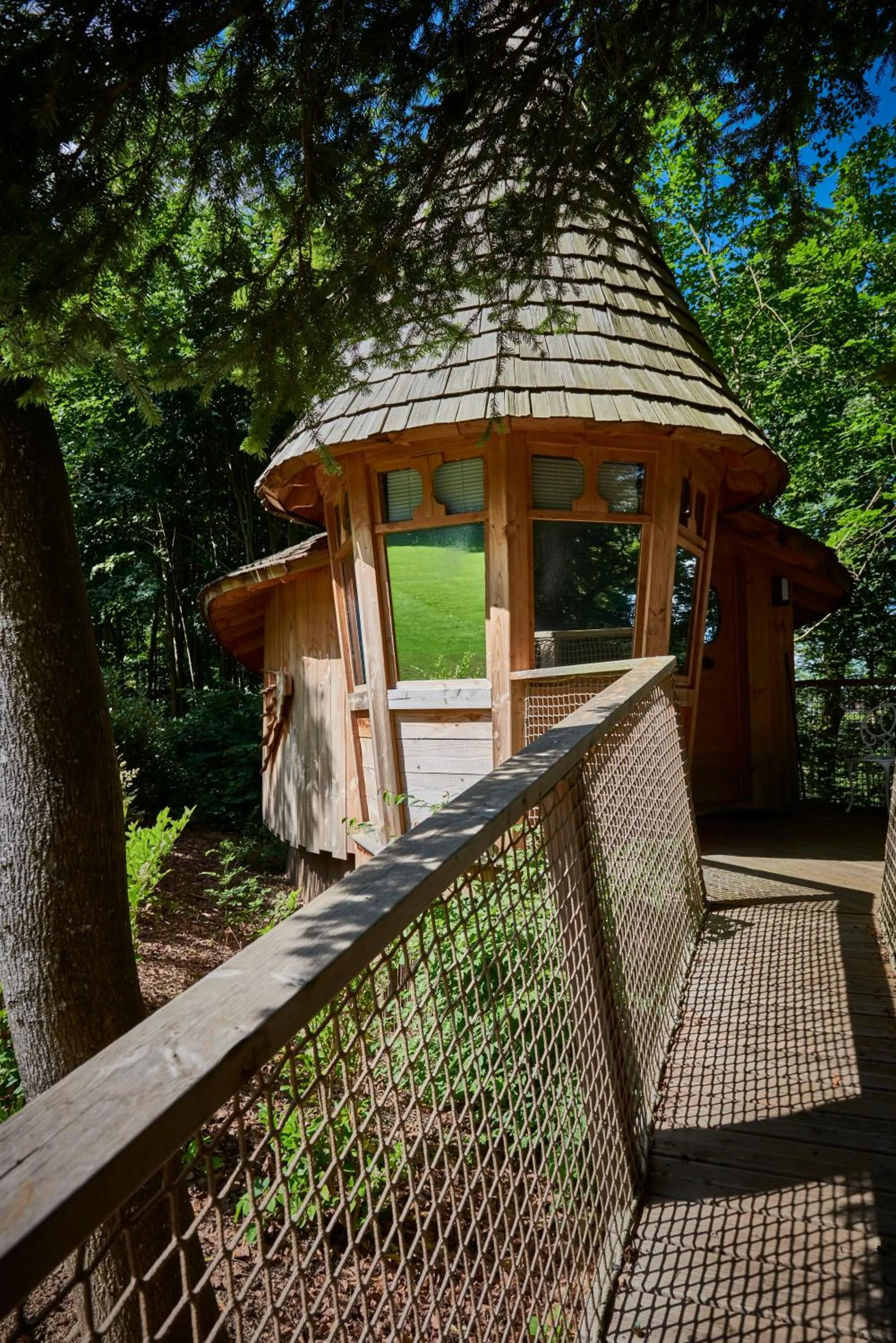 Natural landscape in Château de La Dame Blanche - Logis