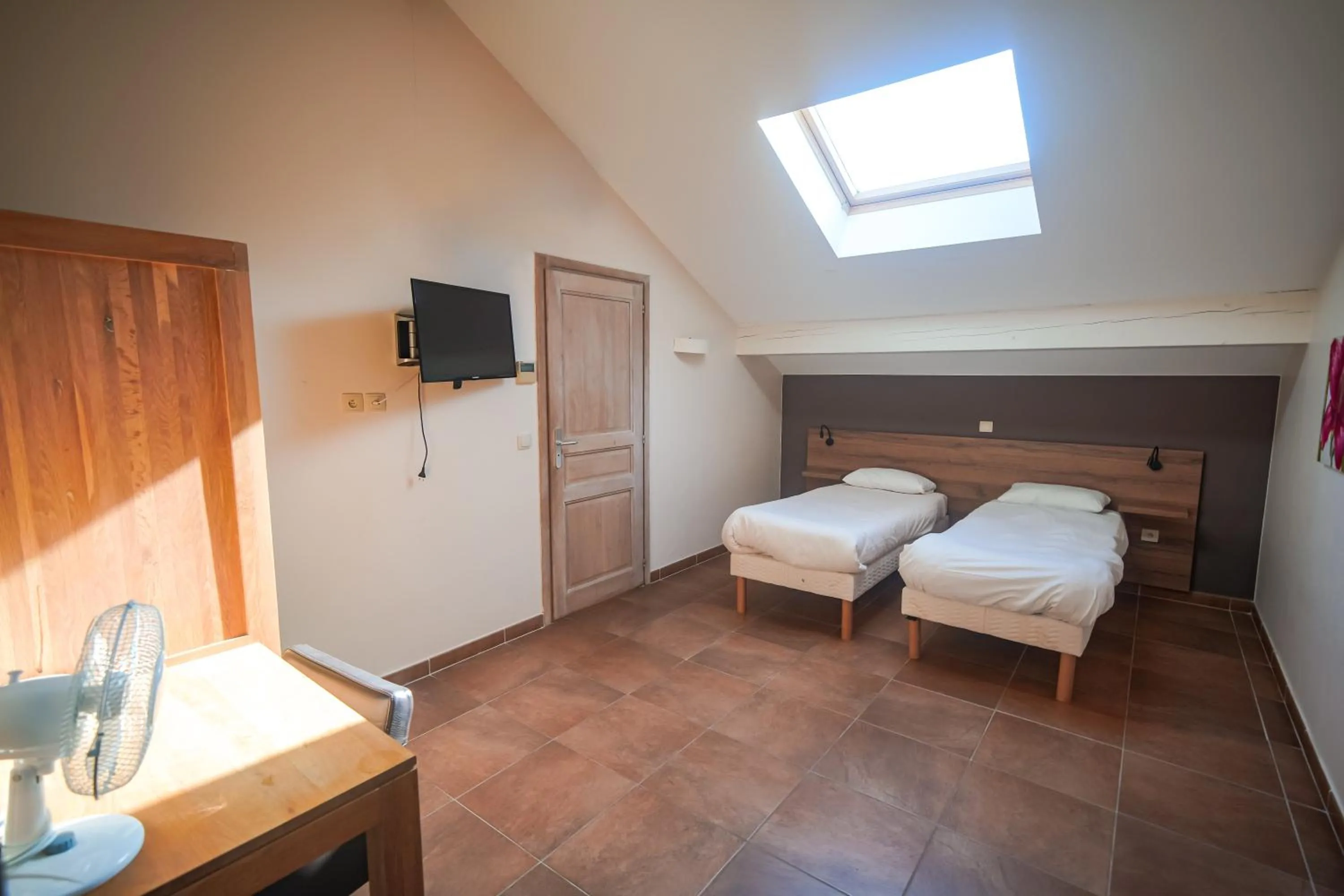 Bedroom, Bed in Residence Les Chataigniers