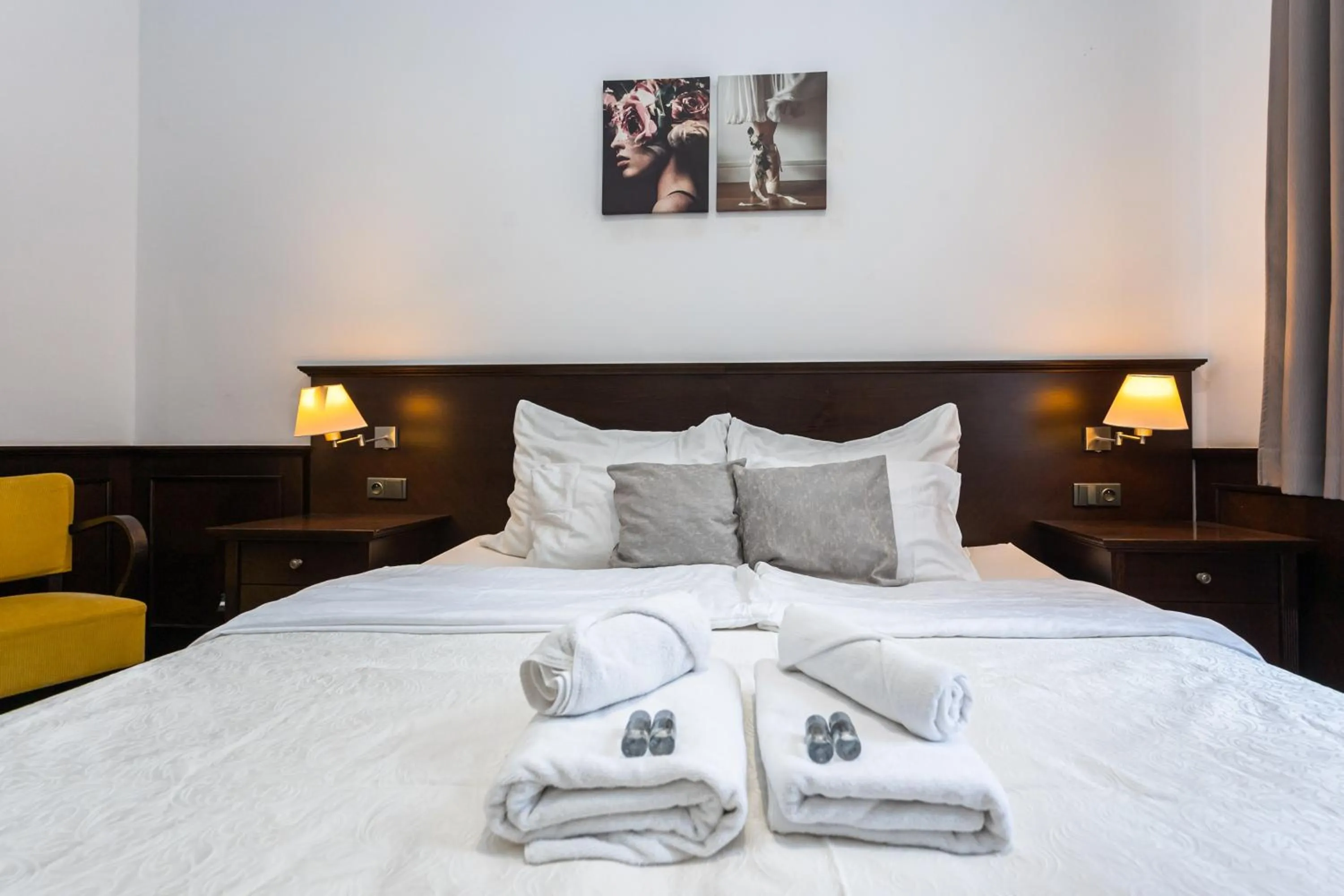 Bed in Apartrezidence Opletalova