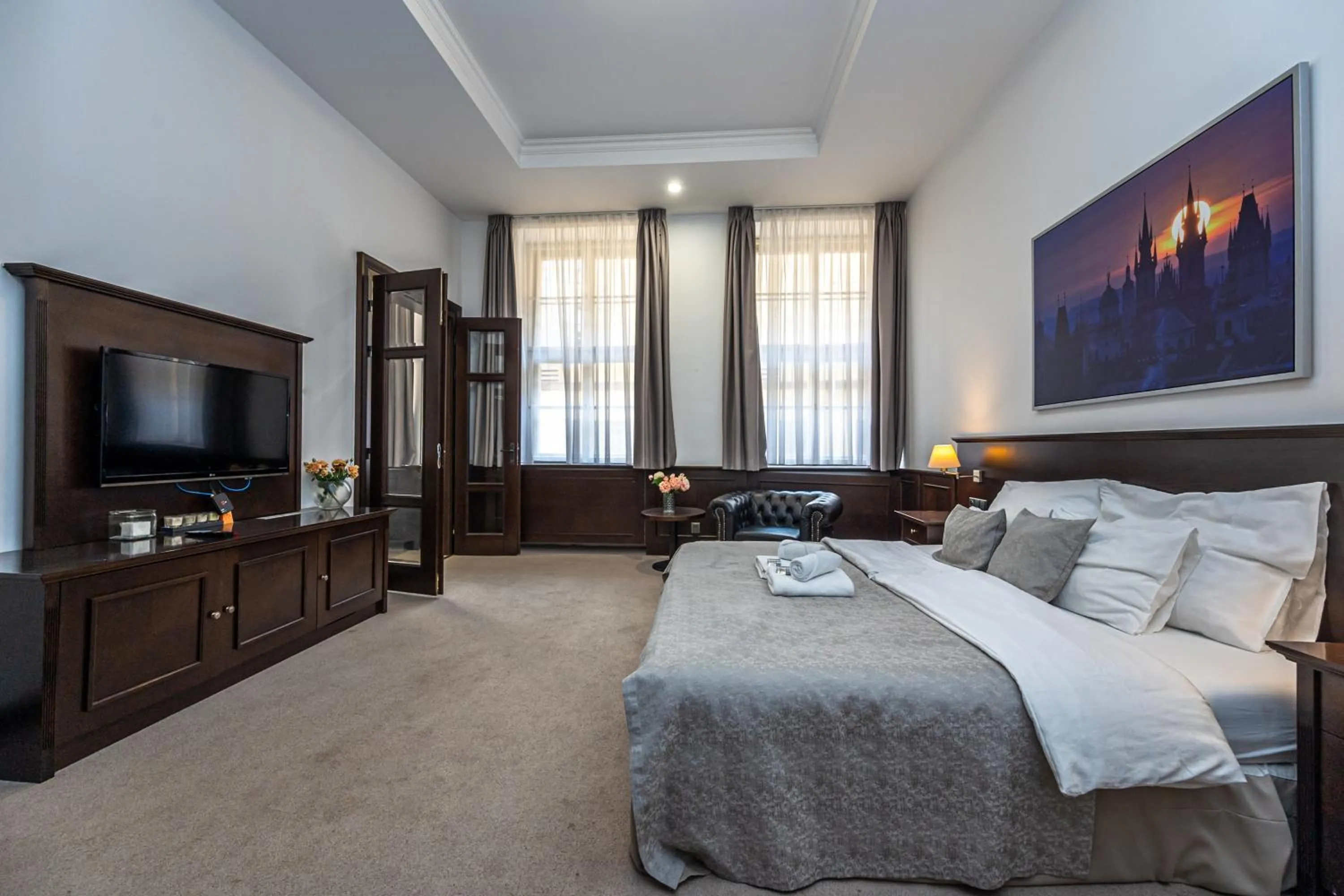 Photo of the whole room, Bed in Apartrezidence Opletalova