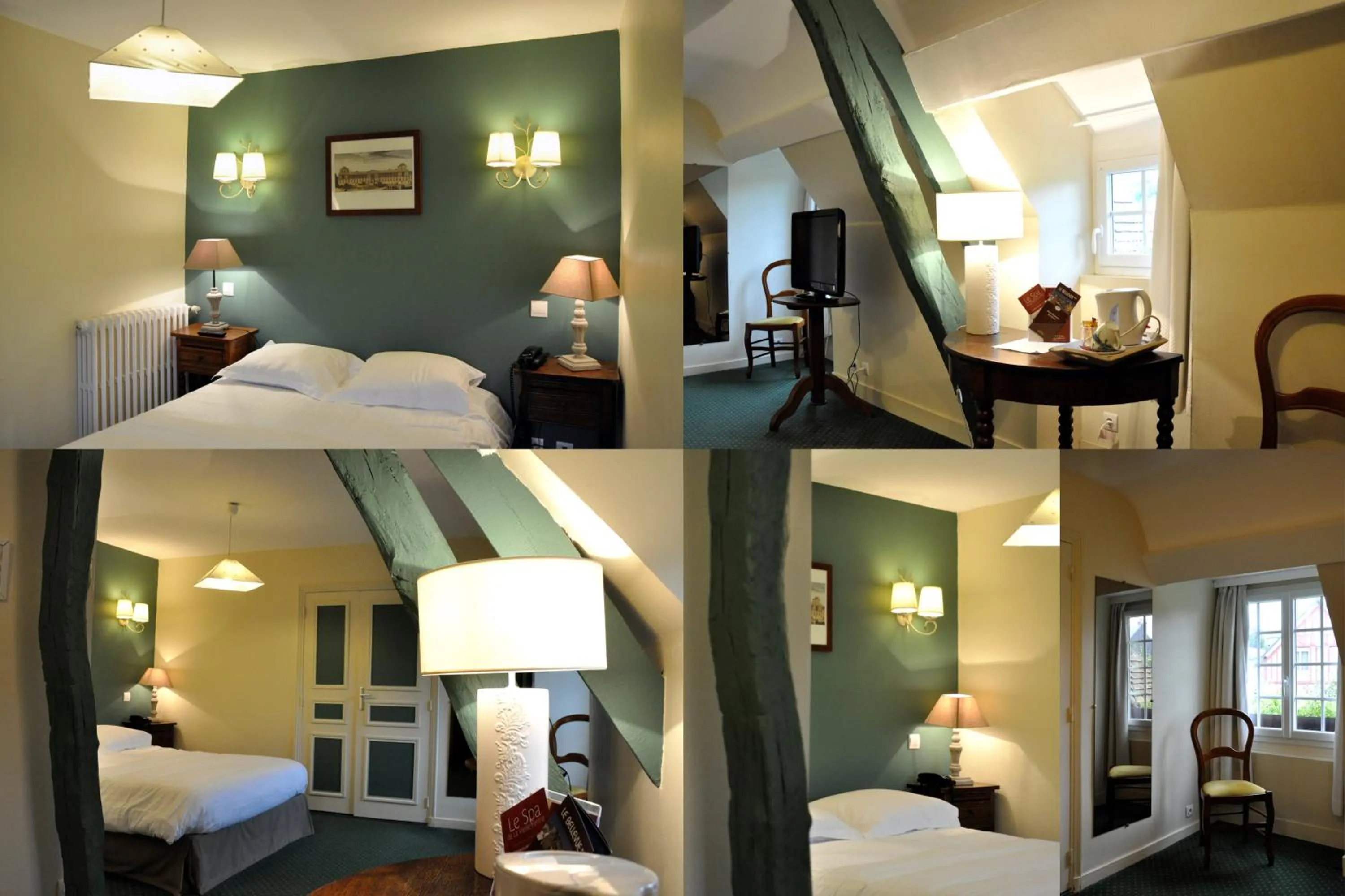 Bedroom, Bed in Hostellerie et SPA de la Vieille Ferme