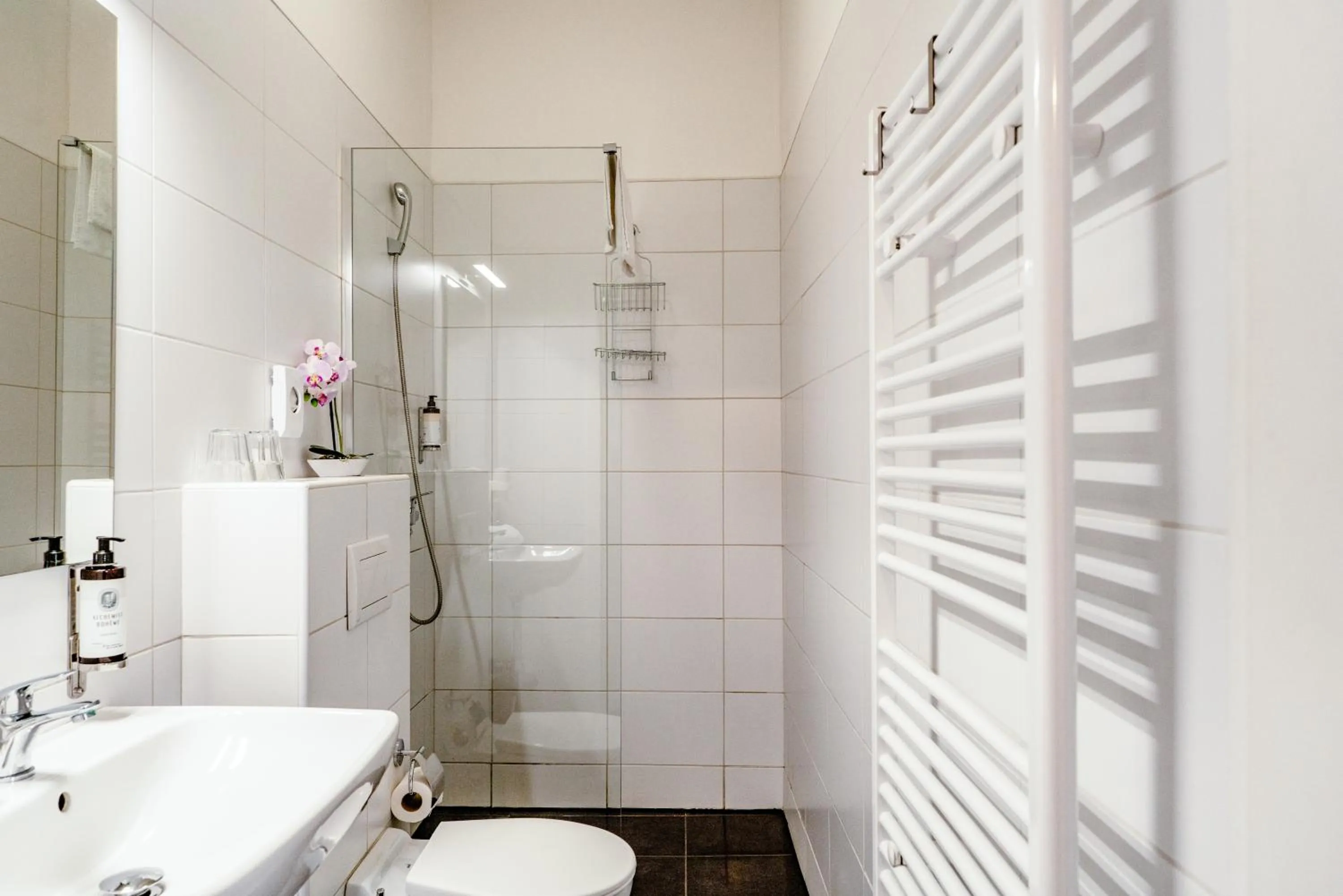 Shower in BlueBell Hotel