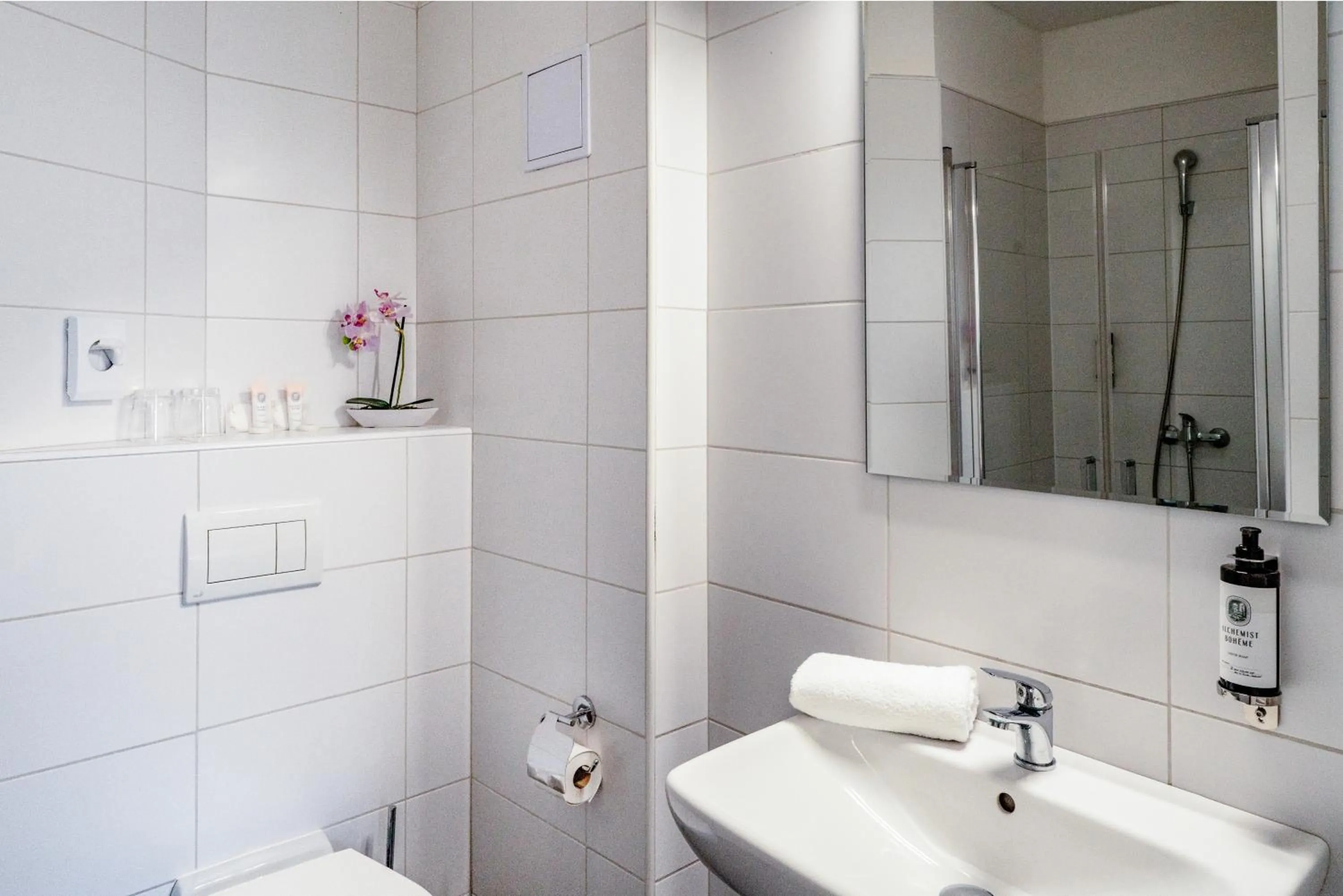 Toilet in BlueBell Hotel