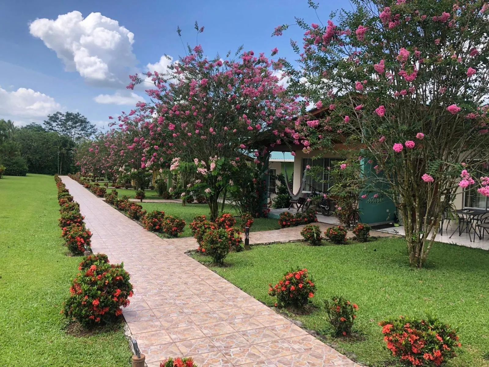 Garden in Hotel Villas Vilma