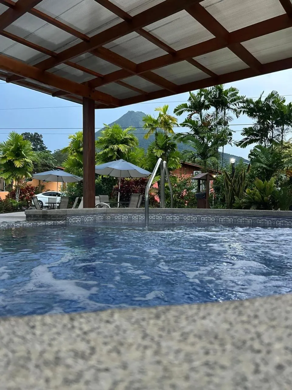 Hot Tub in Hotel Villas Vilma