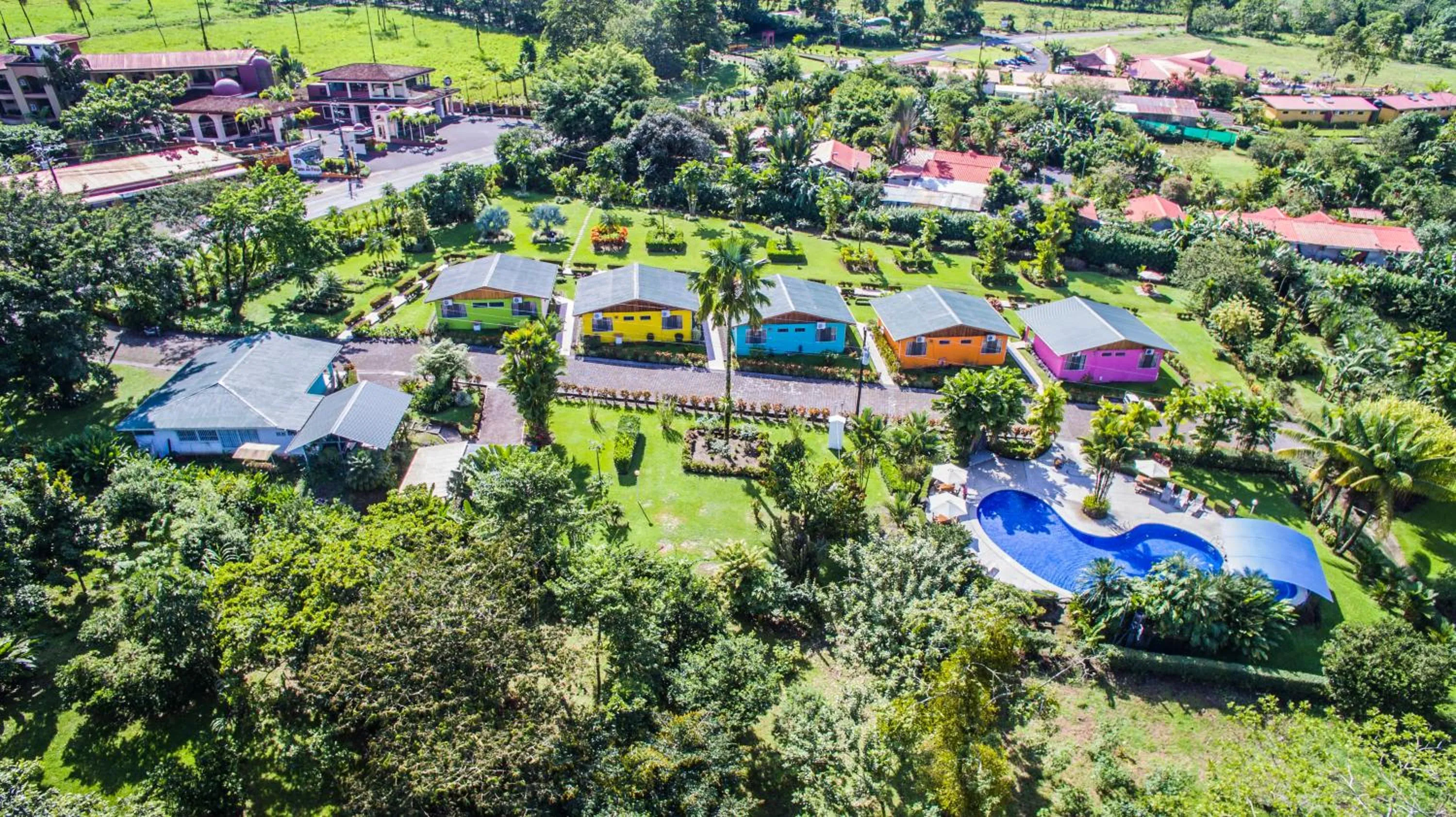 Bird's eye view in Hotel Villas Vilma