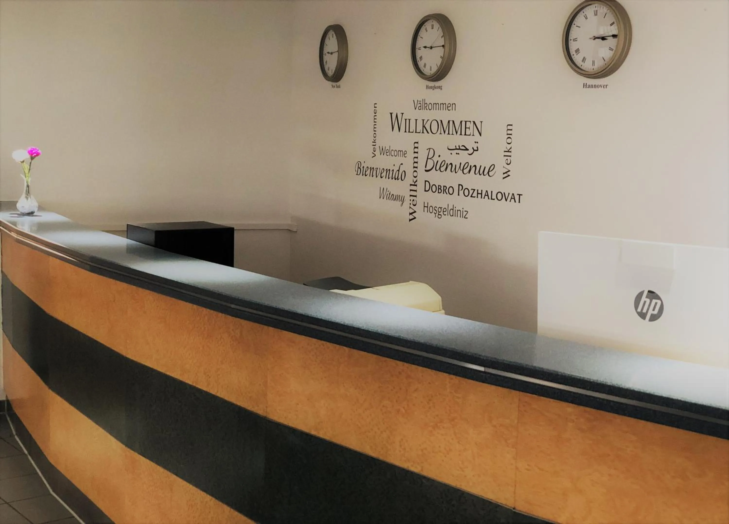 Lobby or reception in A&M Hotel Barsinghausen