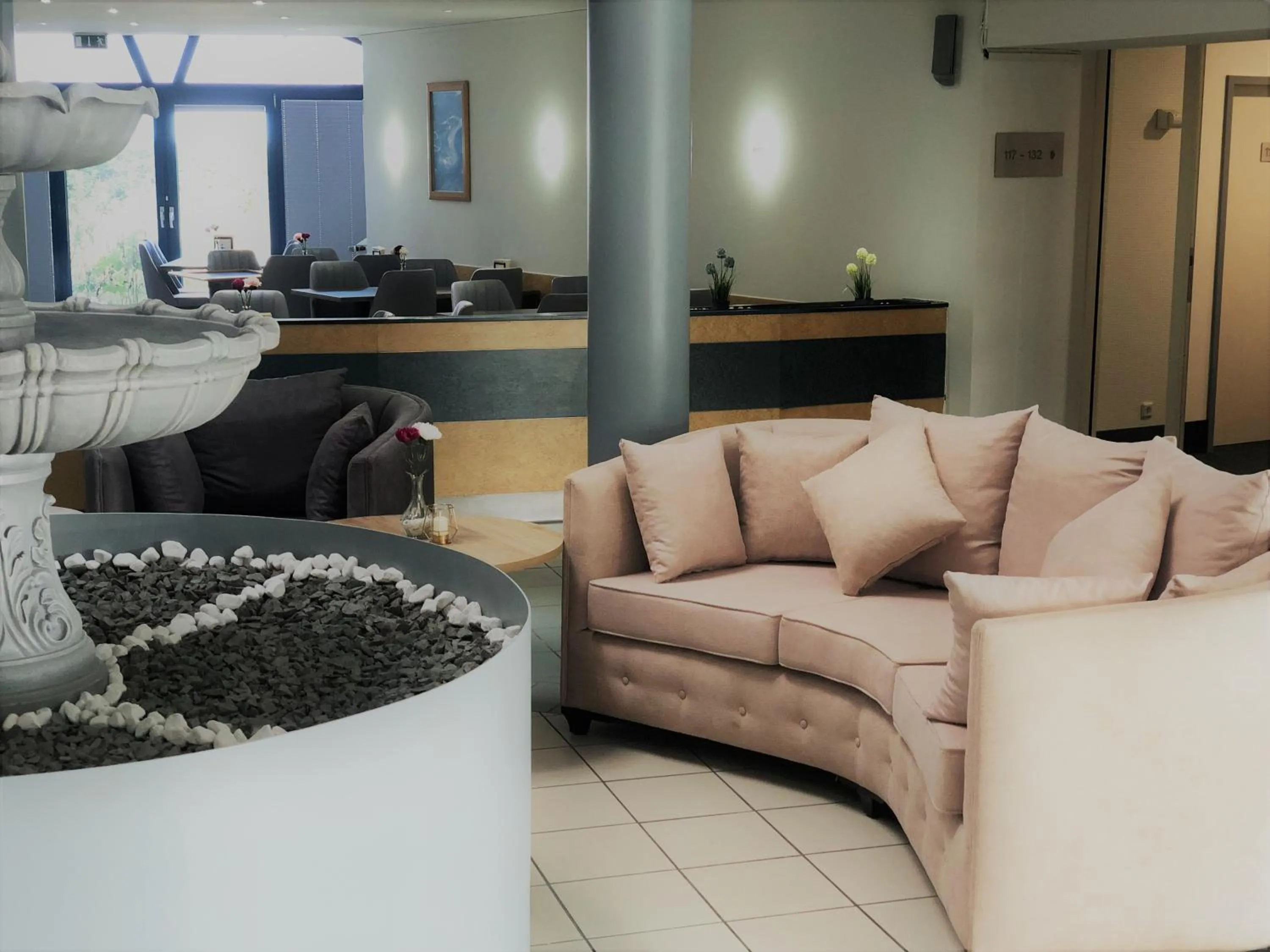 Lobby or reception in A&M Hotel Barsinghausen