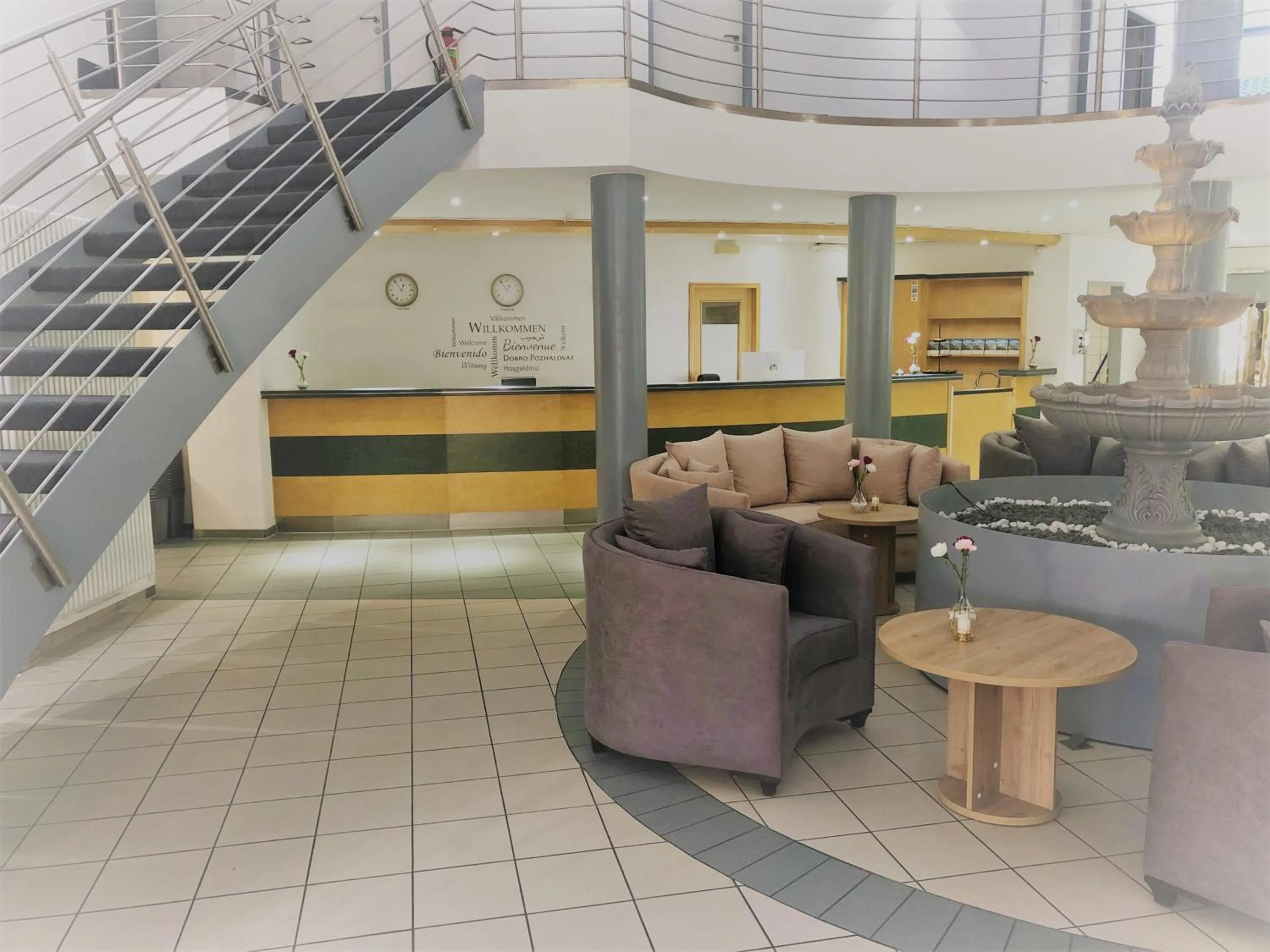 Lobby or reception in A&M Hotel Barsinghausen