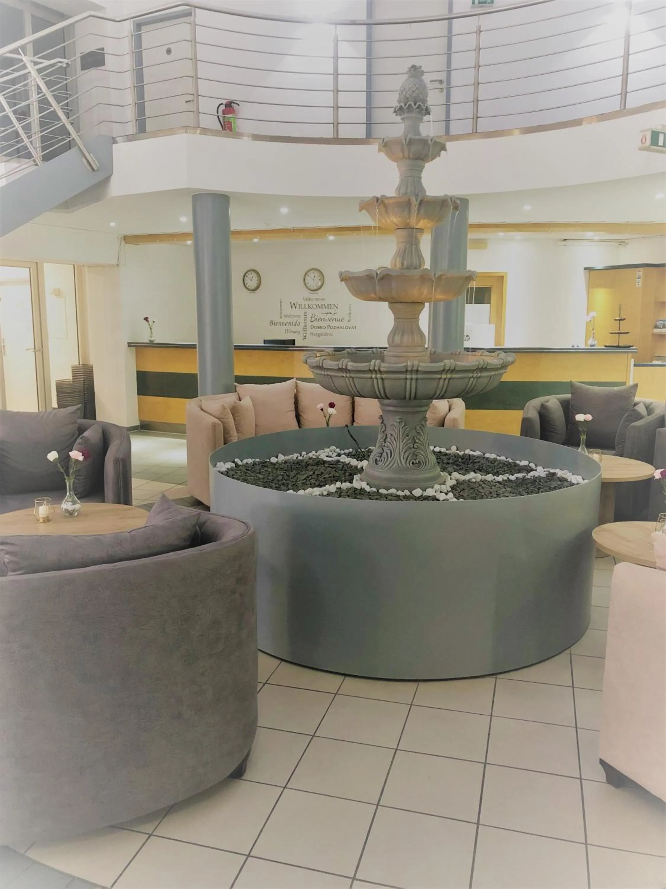 Lobby or reception in A&M Hotel Barsinghausen