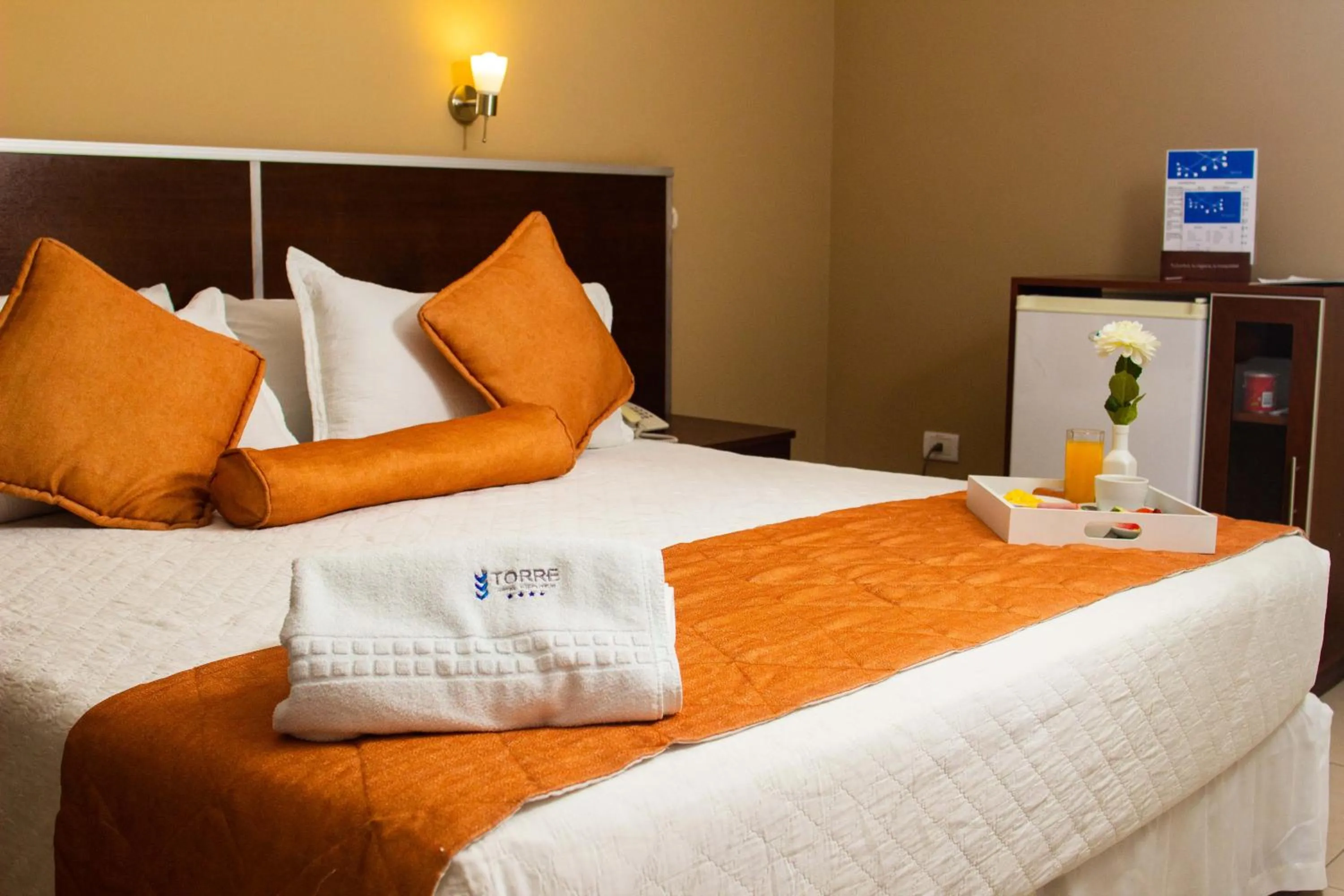 Bed in Torre Hotel Ejecutivo