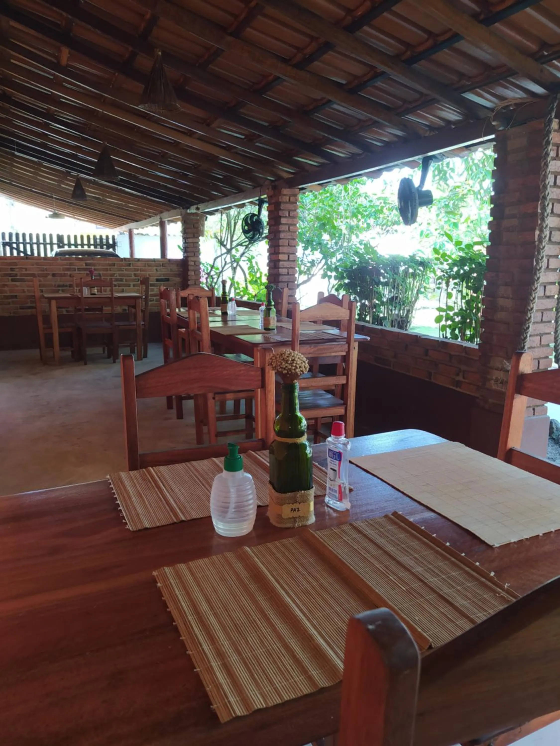 Dining area in Pousada Água de Côco