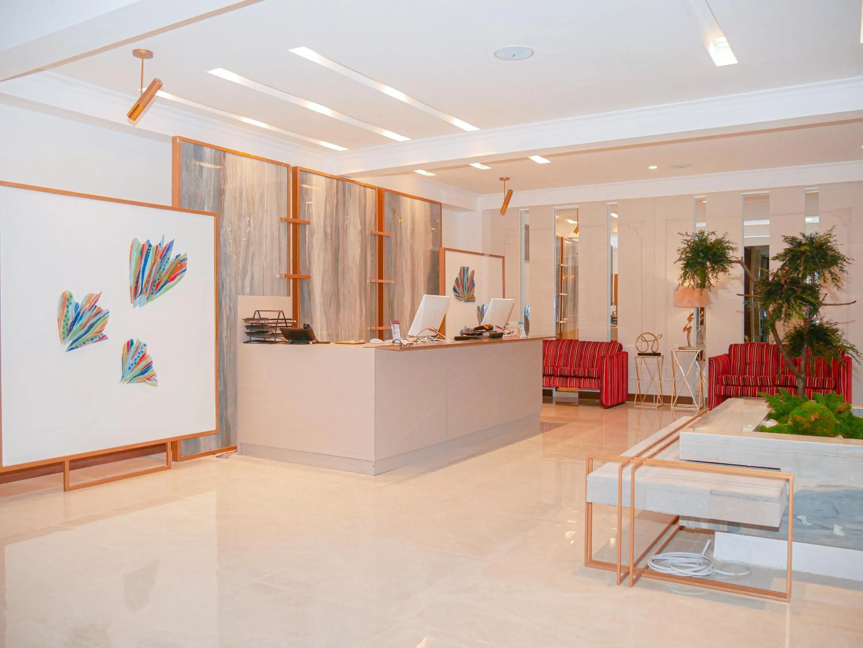 Lobby or reception in Sangay Spa Hotel