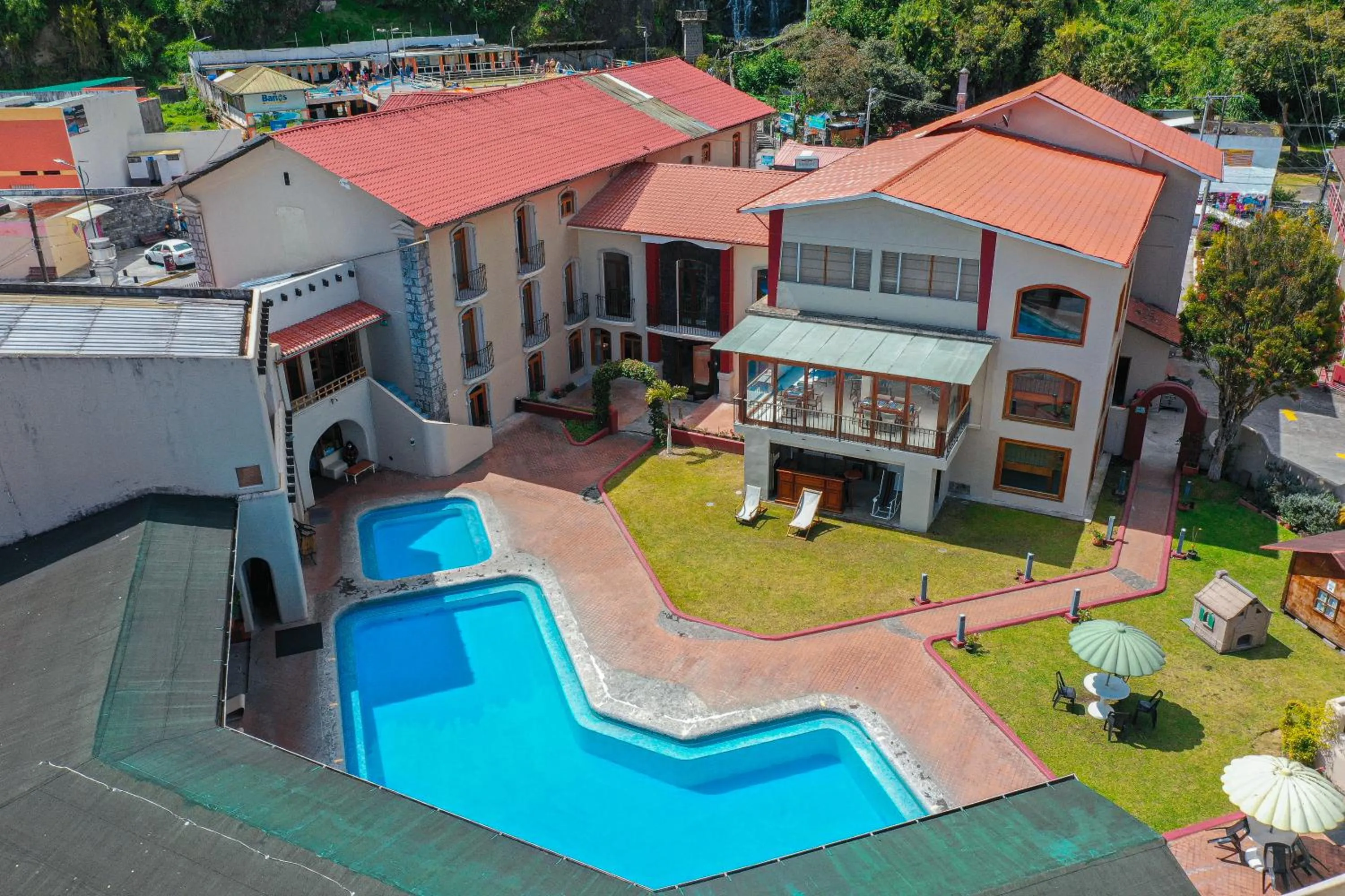 Bird's eye view in Sangay Spa Hotel