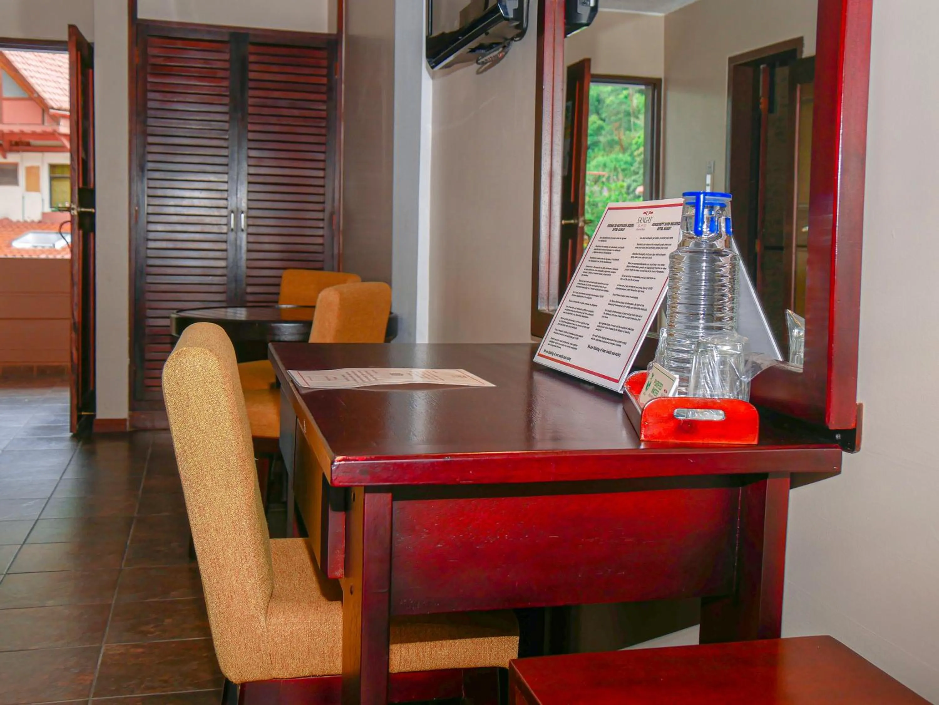 Seating area in Sangay Spa Hotel