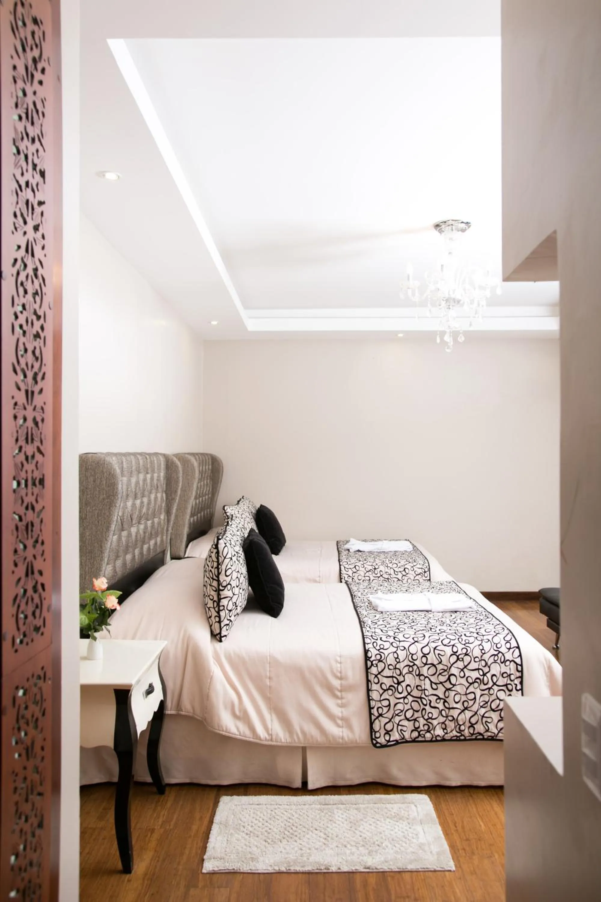 Bed in Sangay Spa Hotel