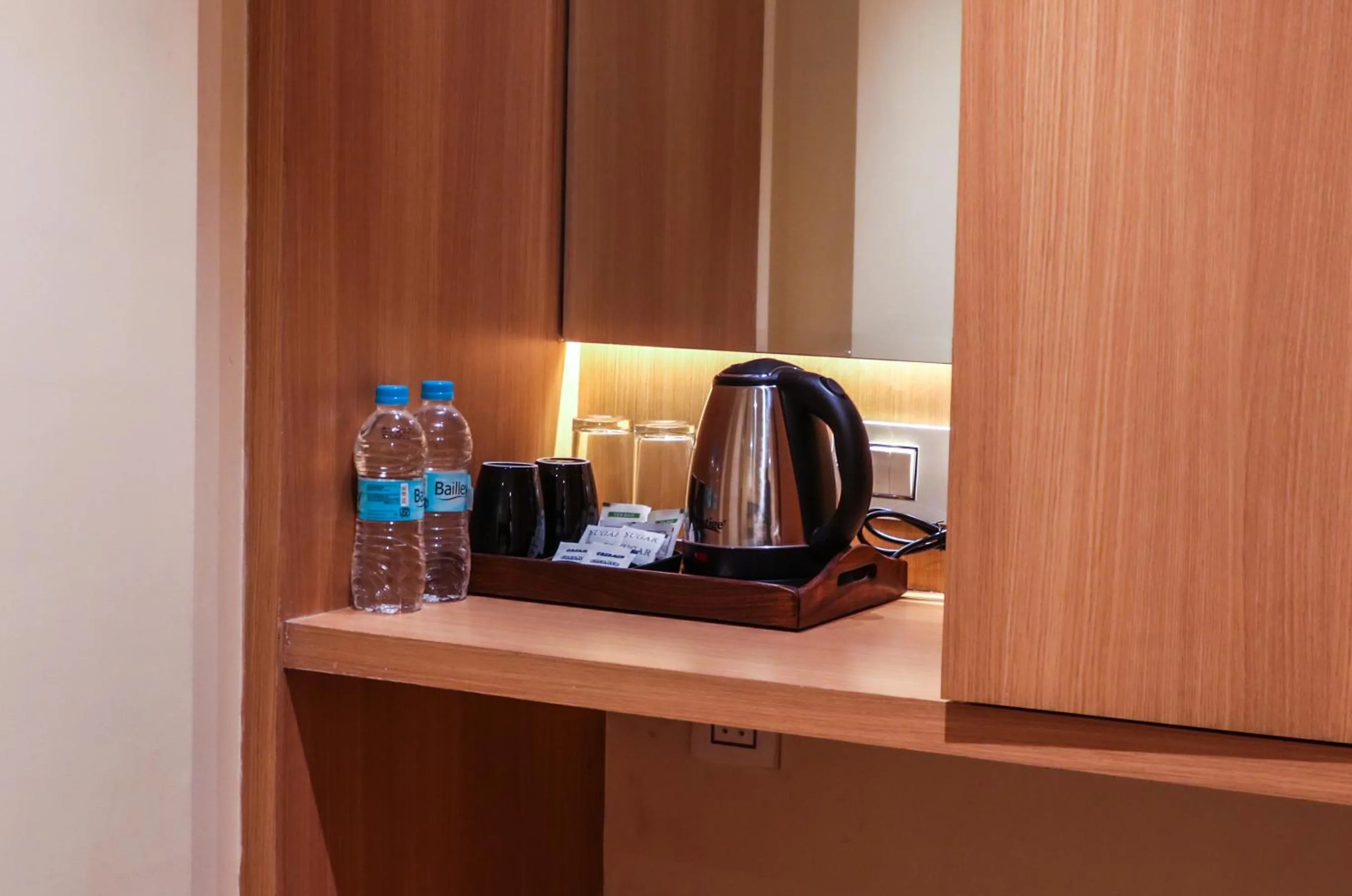 Coffee/tea facilities in Rudra Shelter Business Hotel