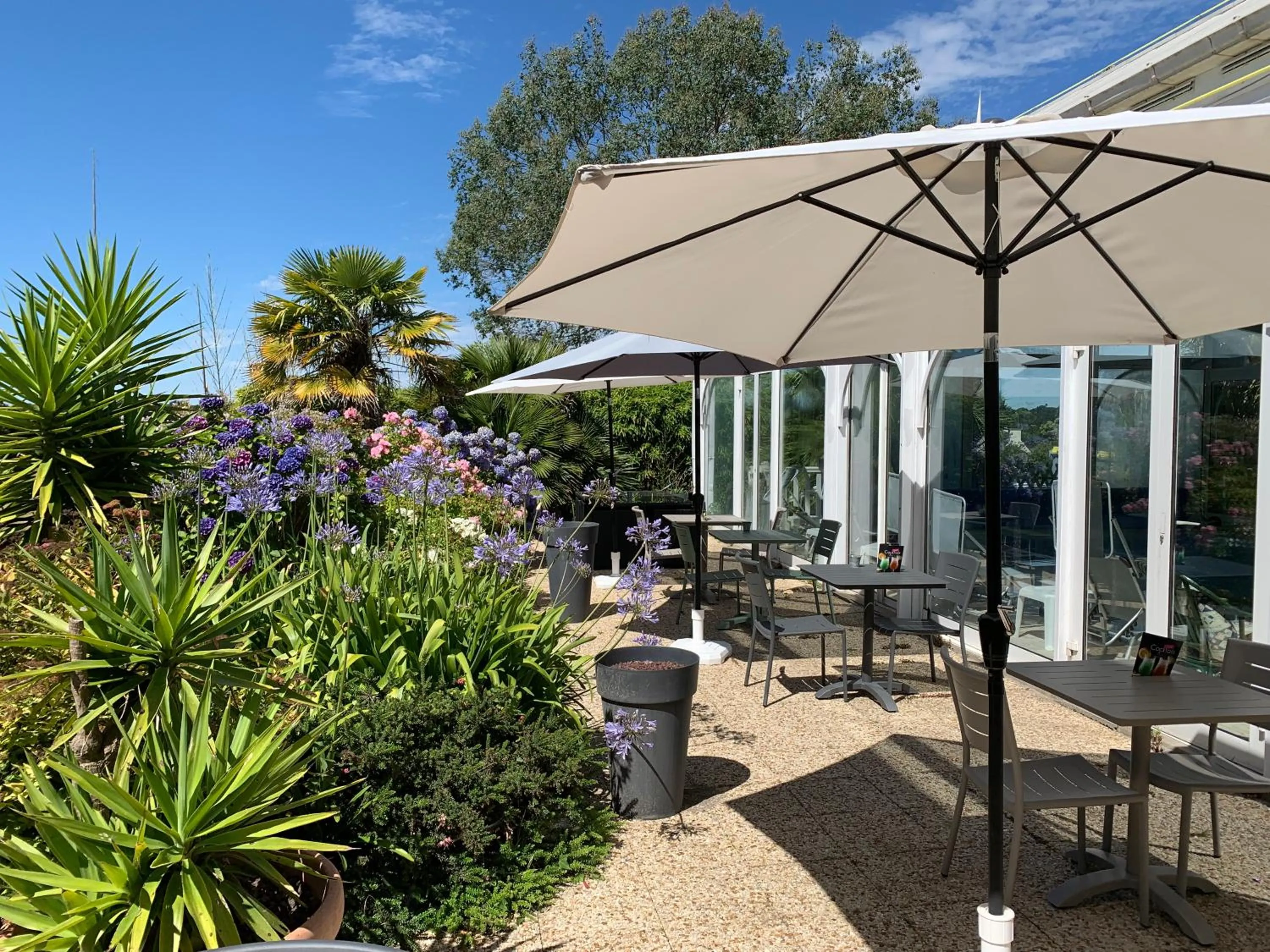 Balcony/Terrace in LOGIS Hôtel ARCADIA