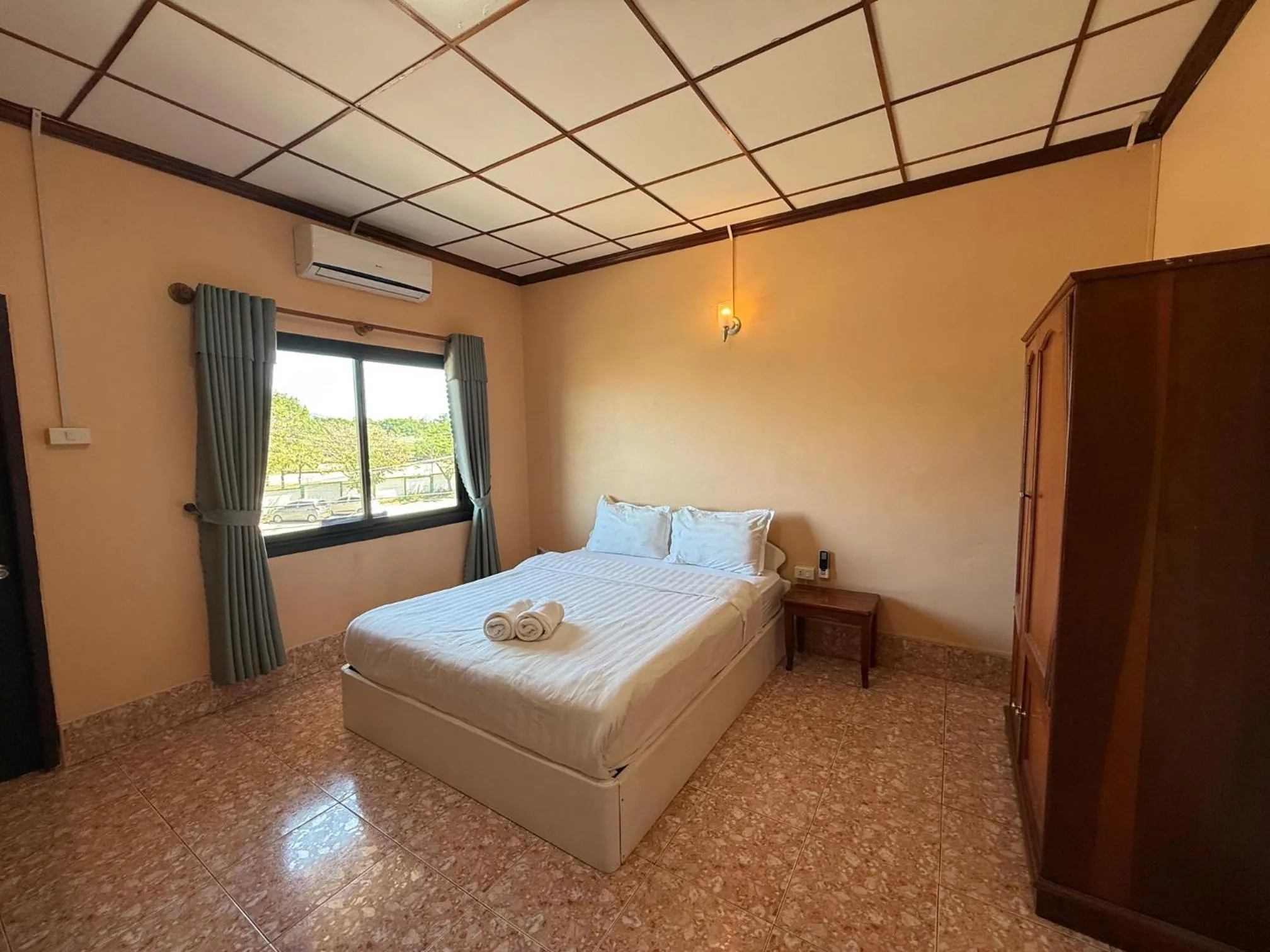 Bed in Phaythavone Hotel