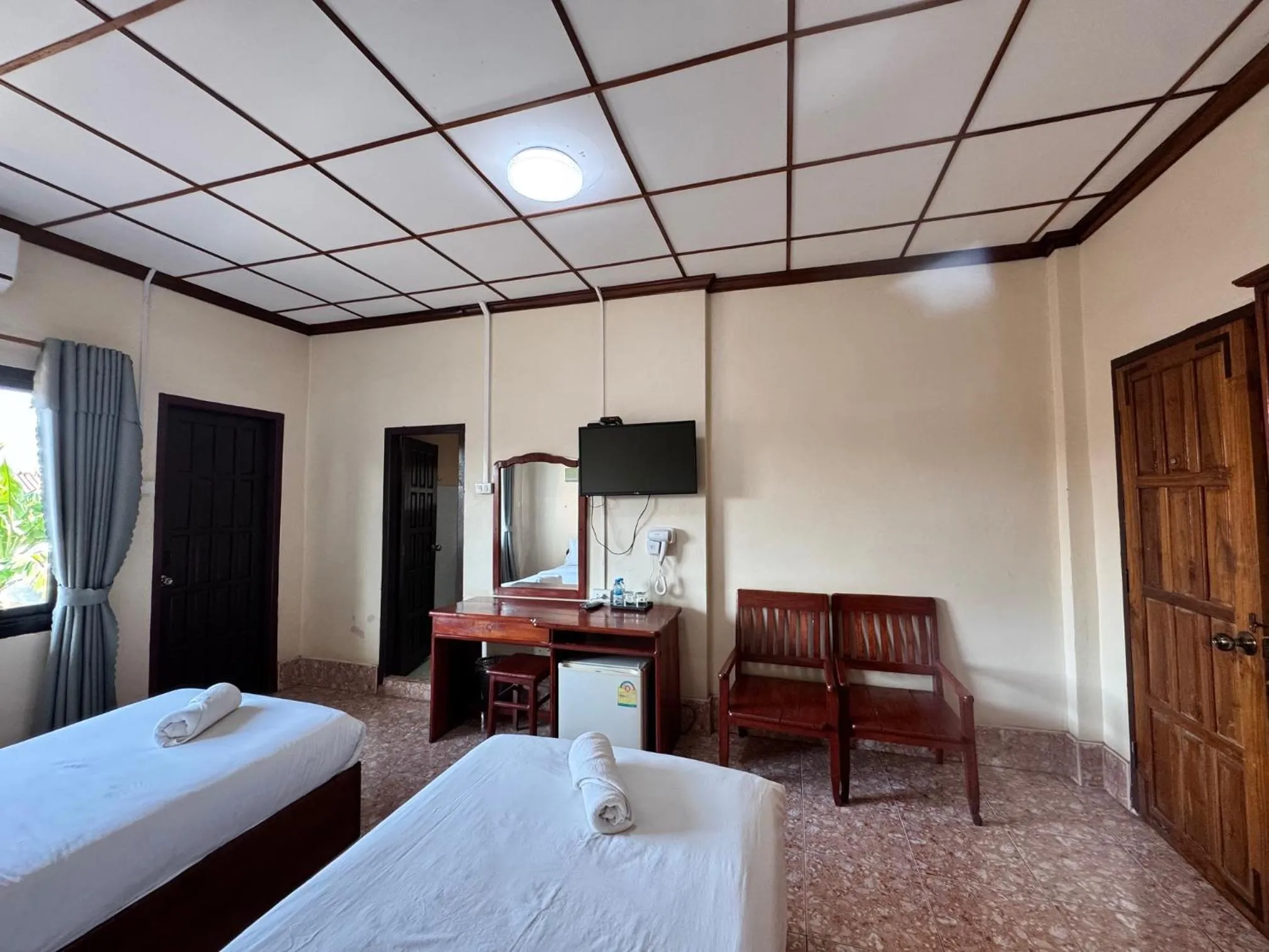 Bed in Phaythavone Hotel