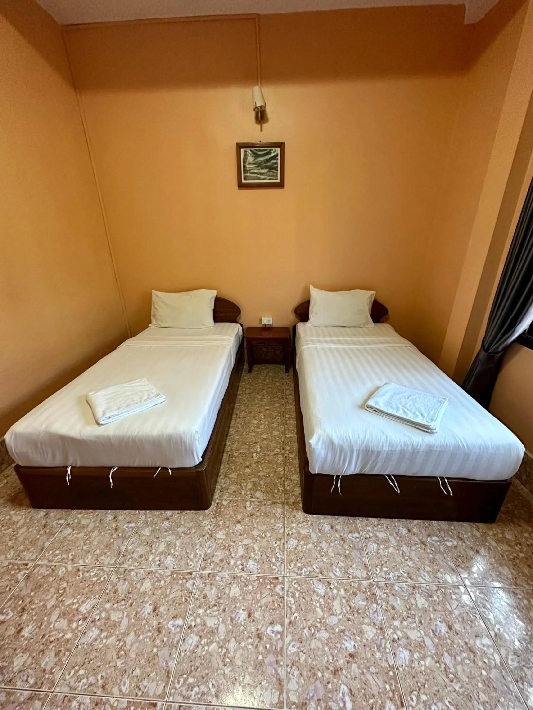 Bed in Phaythavone Hotel