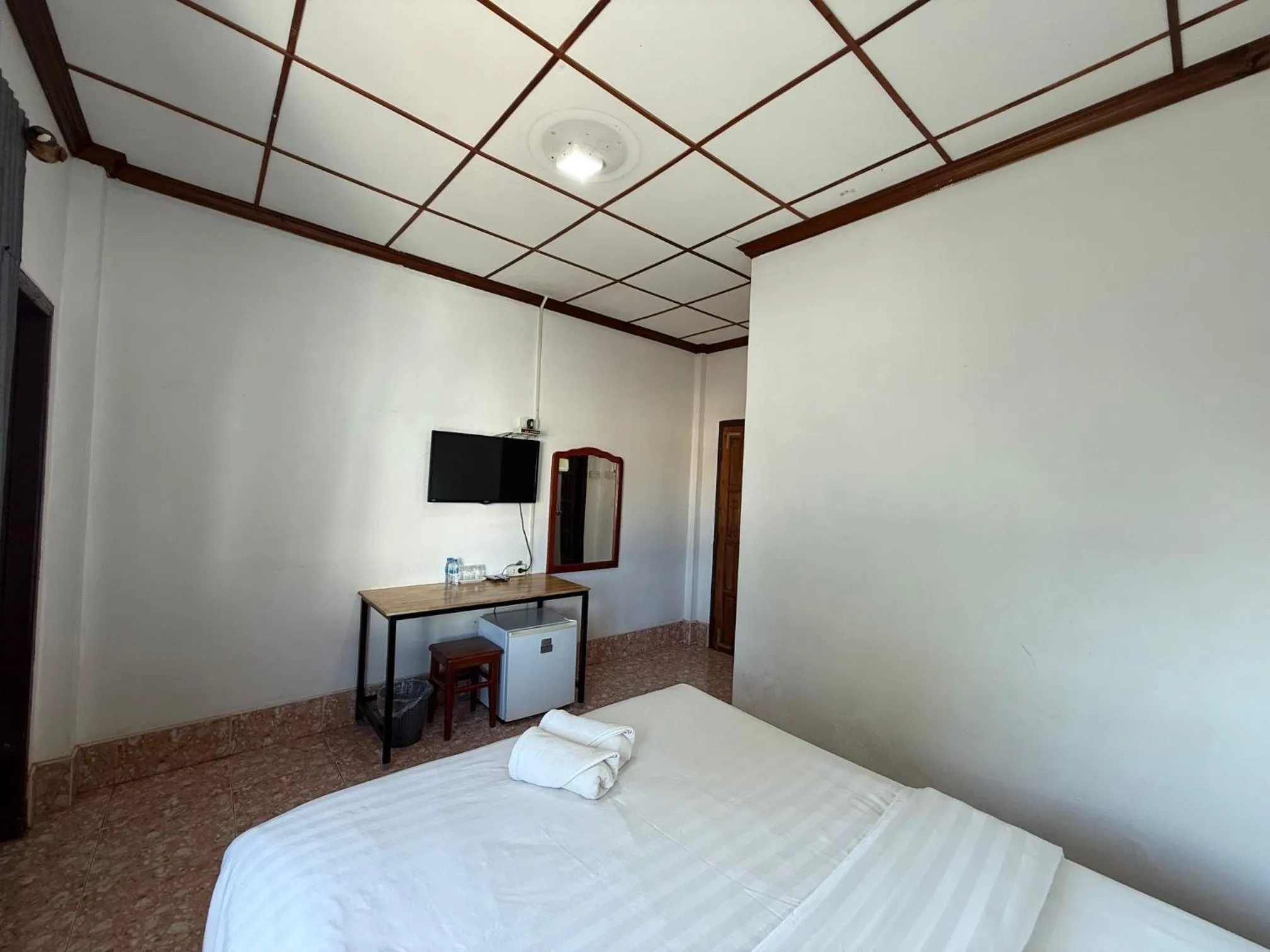 Bed in Phaythavone Hotel