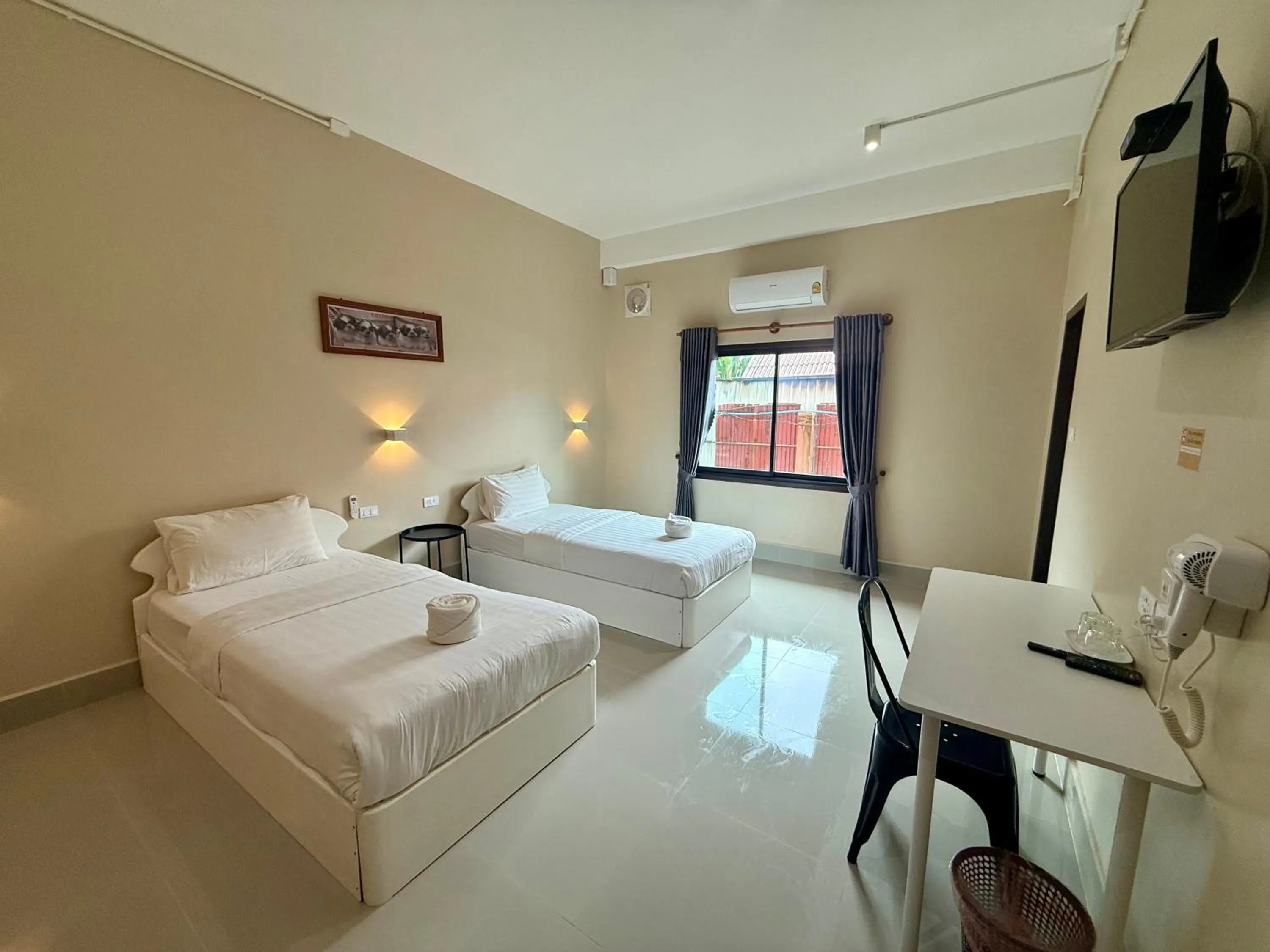 Bed in Phaythavone Hotel