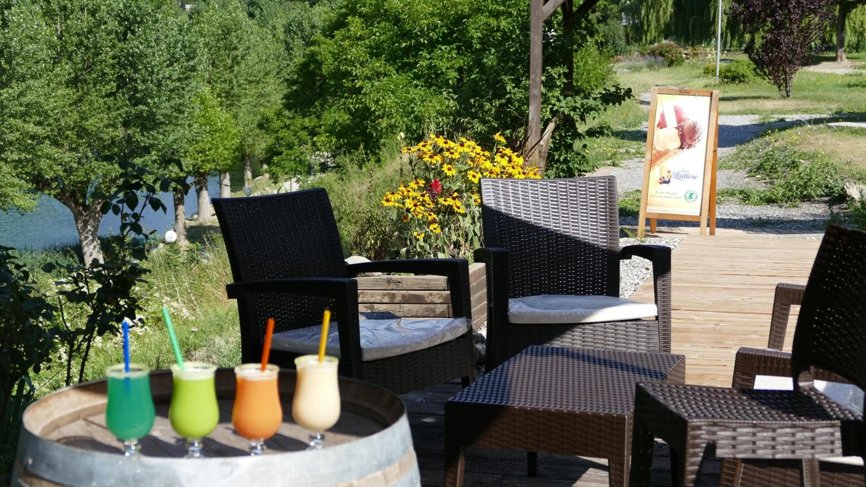 Balcony/Terrace in Hotel-Restaurant La Lauzétane