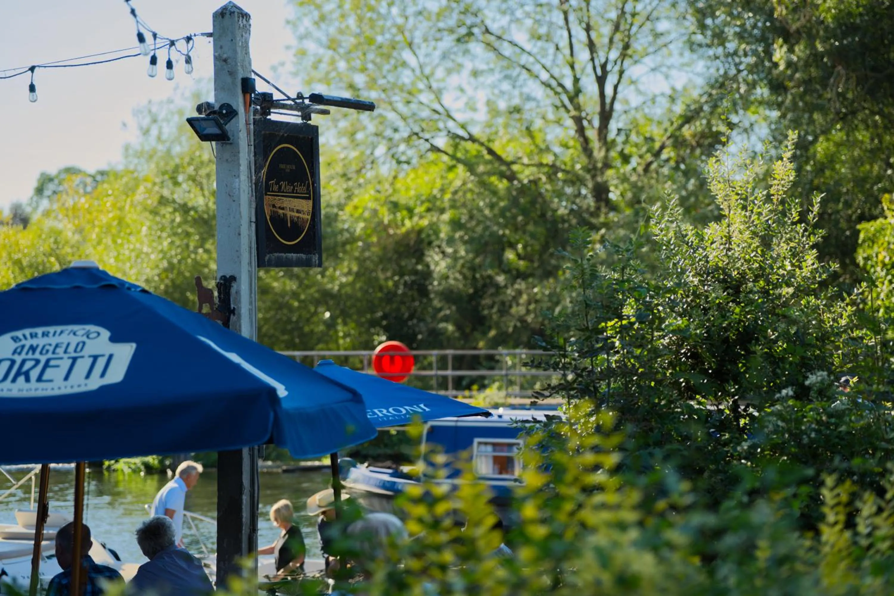 Patio in The Weir Hotel