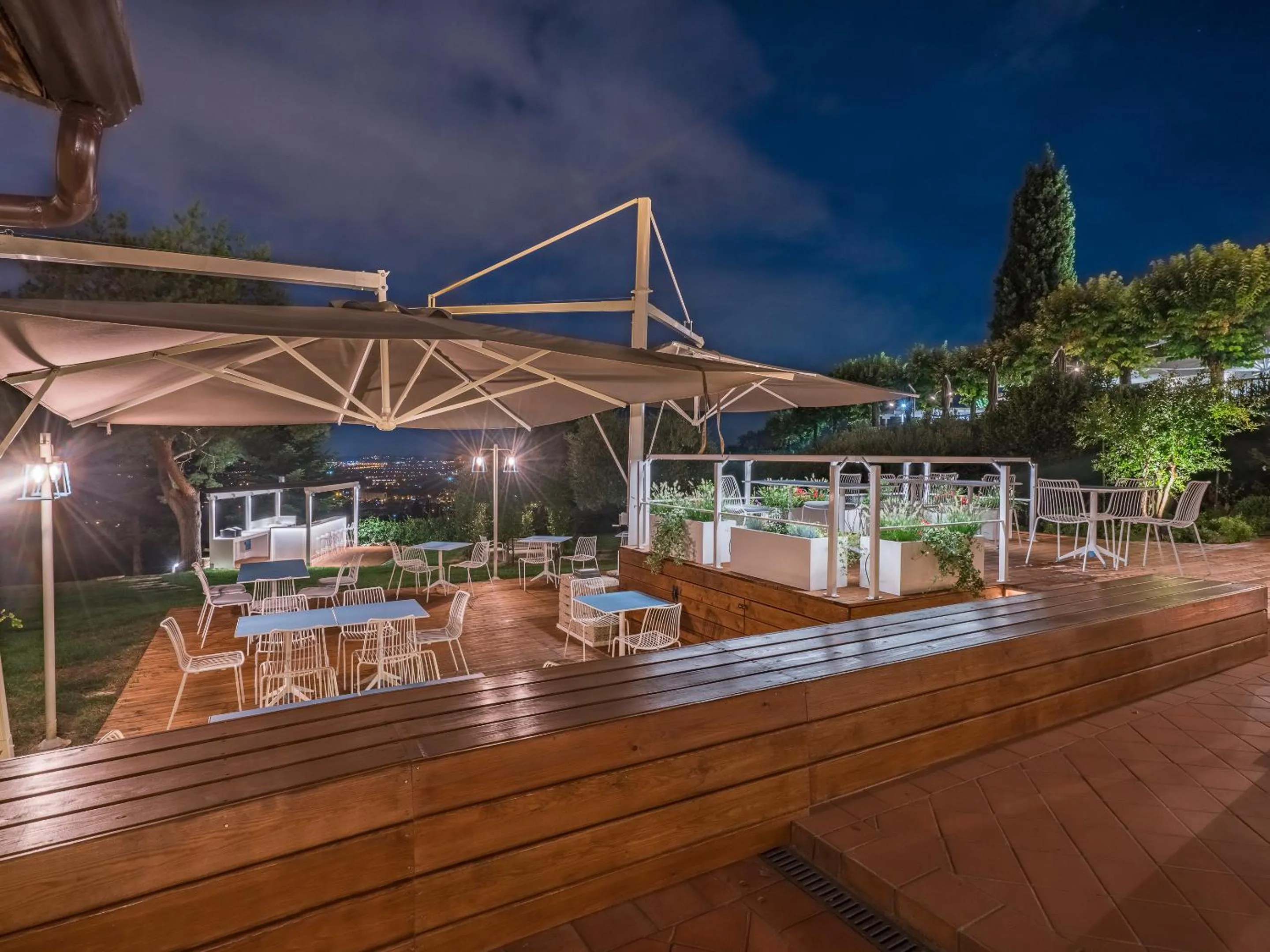 Balcony/Terrace in Cà Toresele Relais Osteria Garden