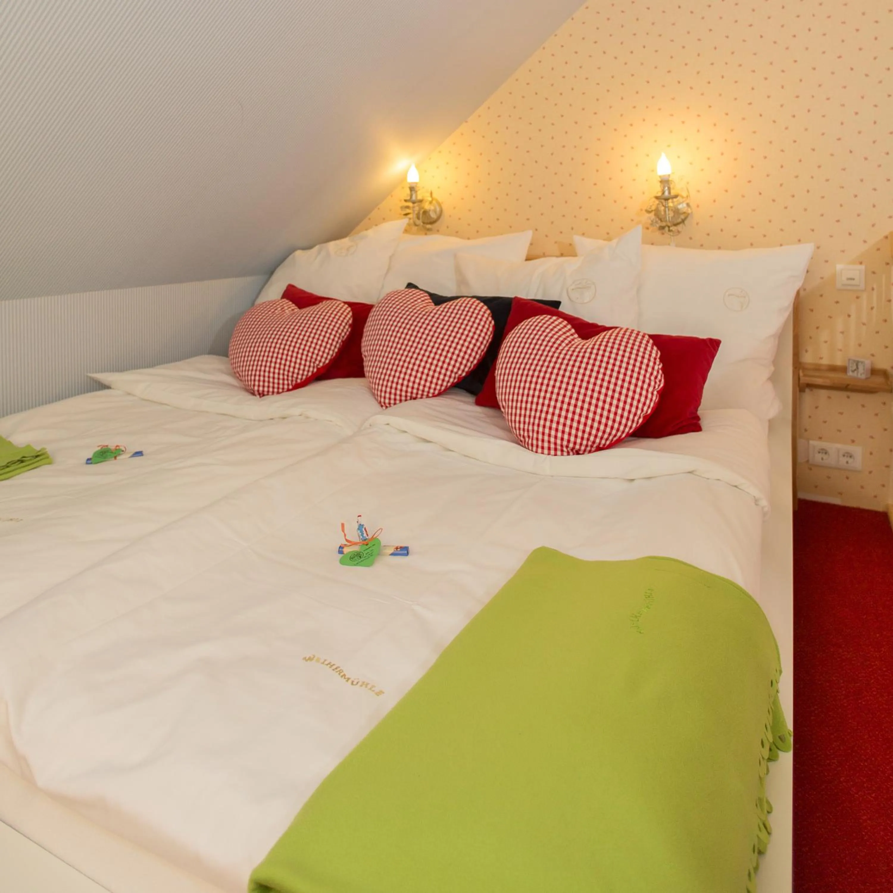 Bed in SaarlandTraum Weihermühle