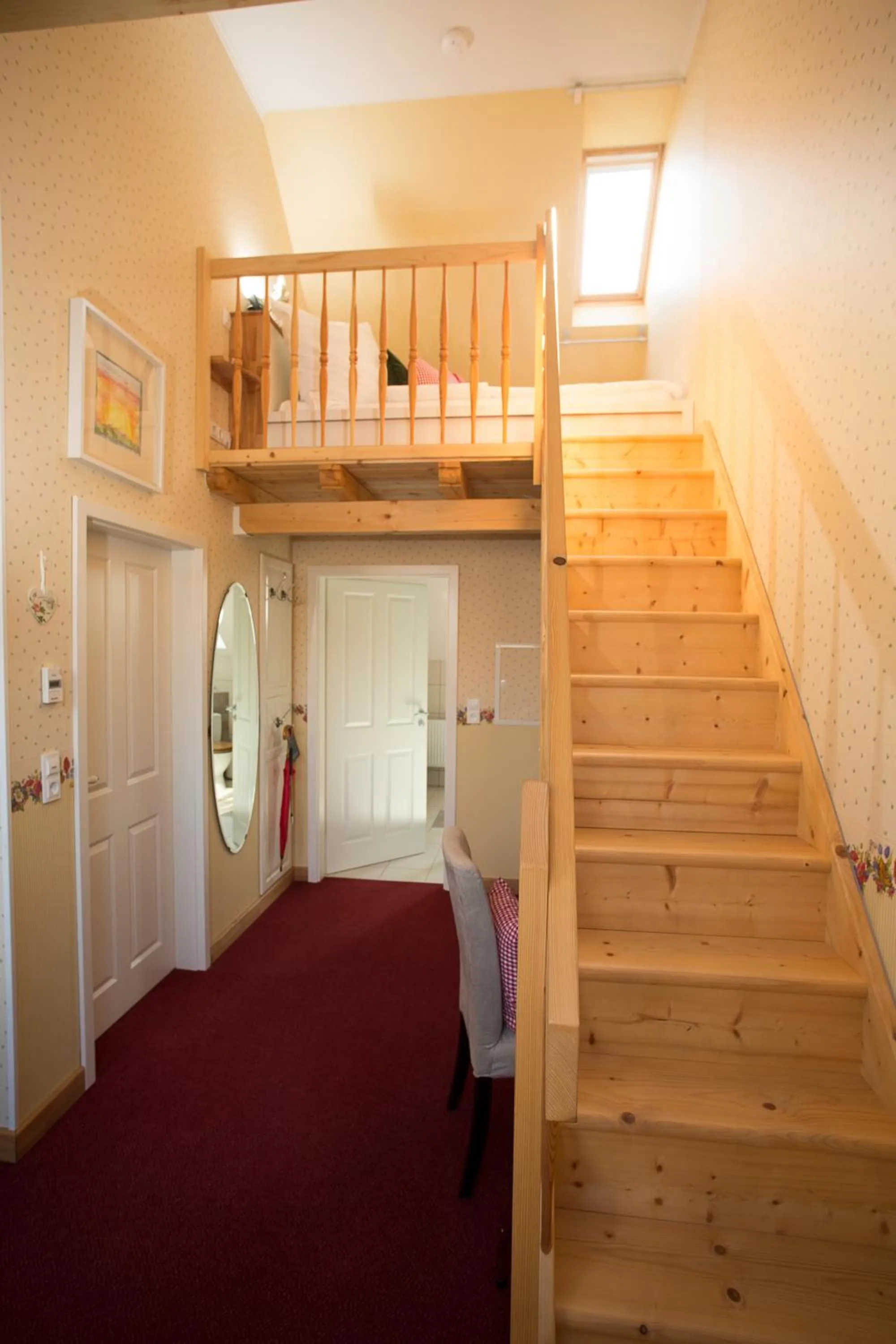 Photo of the whole room, Bed in SaarlandTraum Weihermühle
