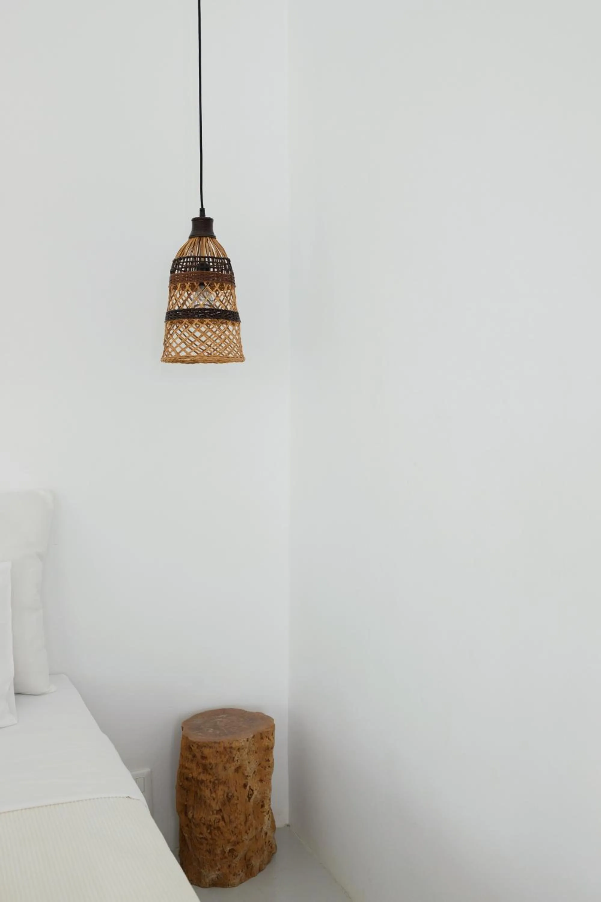 Decorative detail, Bed in Mykonos Pantheon