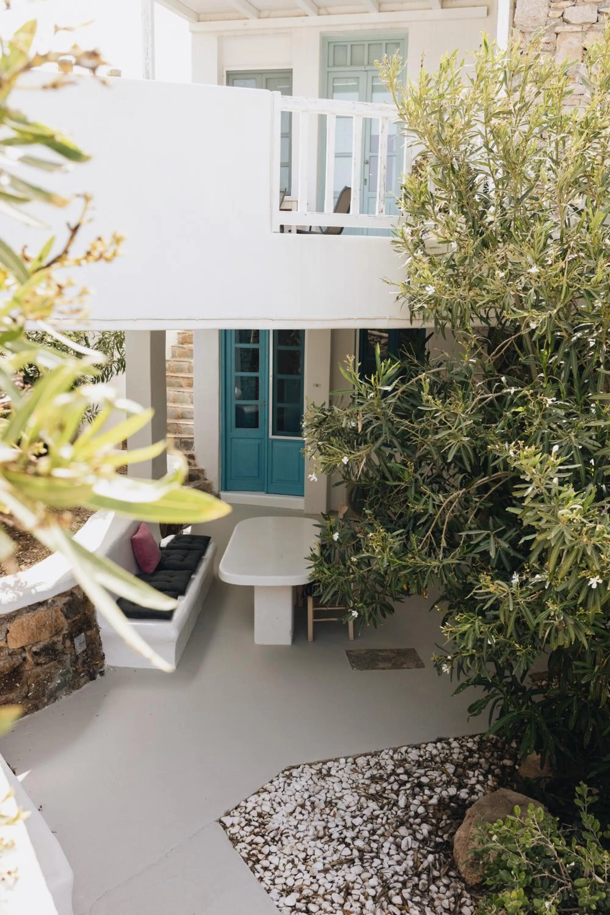 Garden view in Mykonos Pantheon