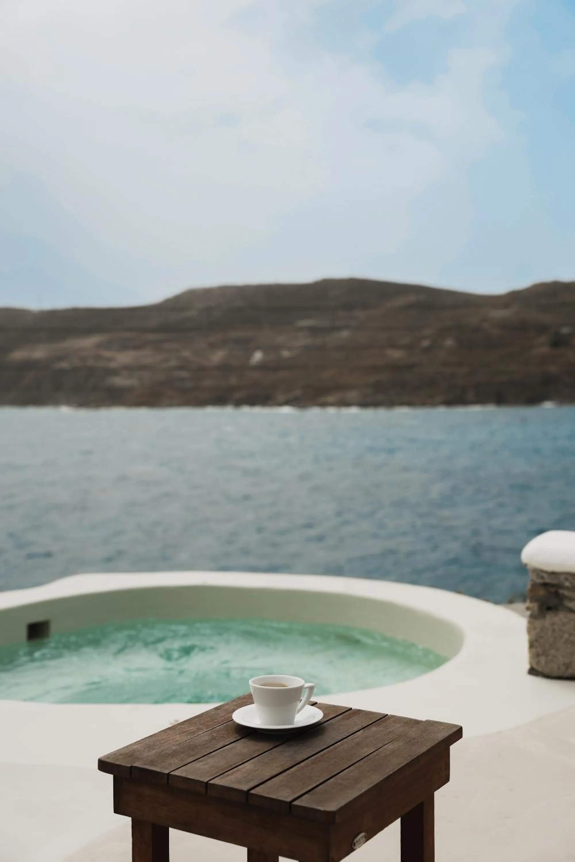 Hot Tub in Mykonos Pantheon