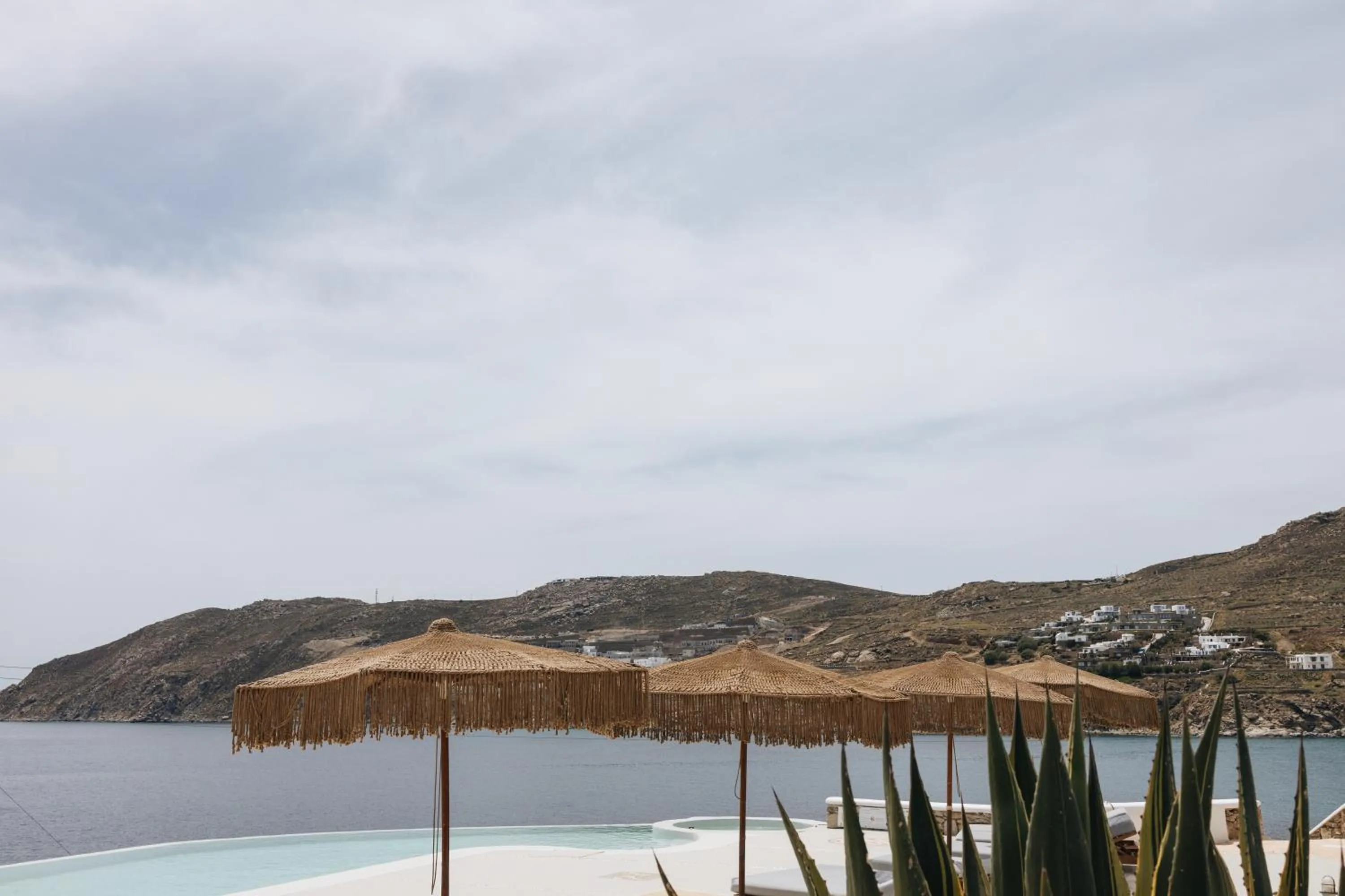 Pool view in Mykonos Pantheon