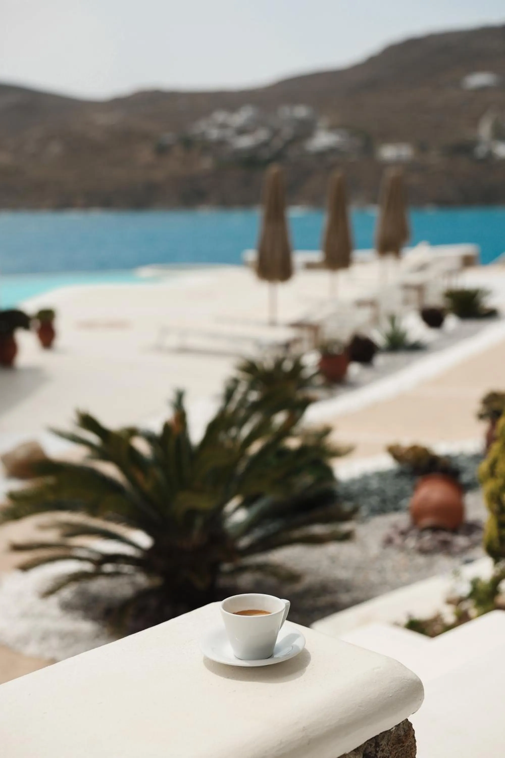 Swimming pool in Mykonos Pantheon