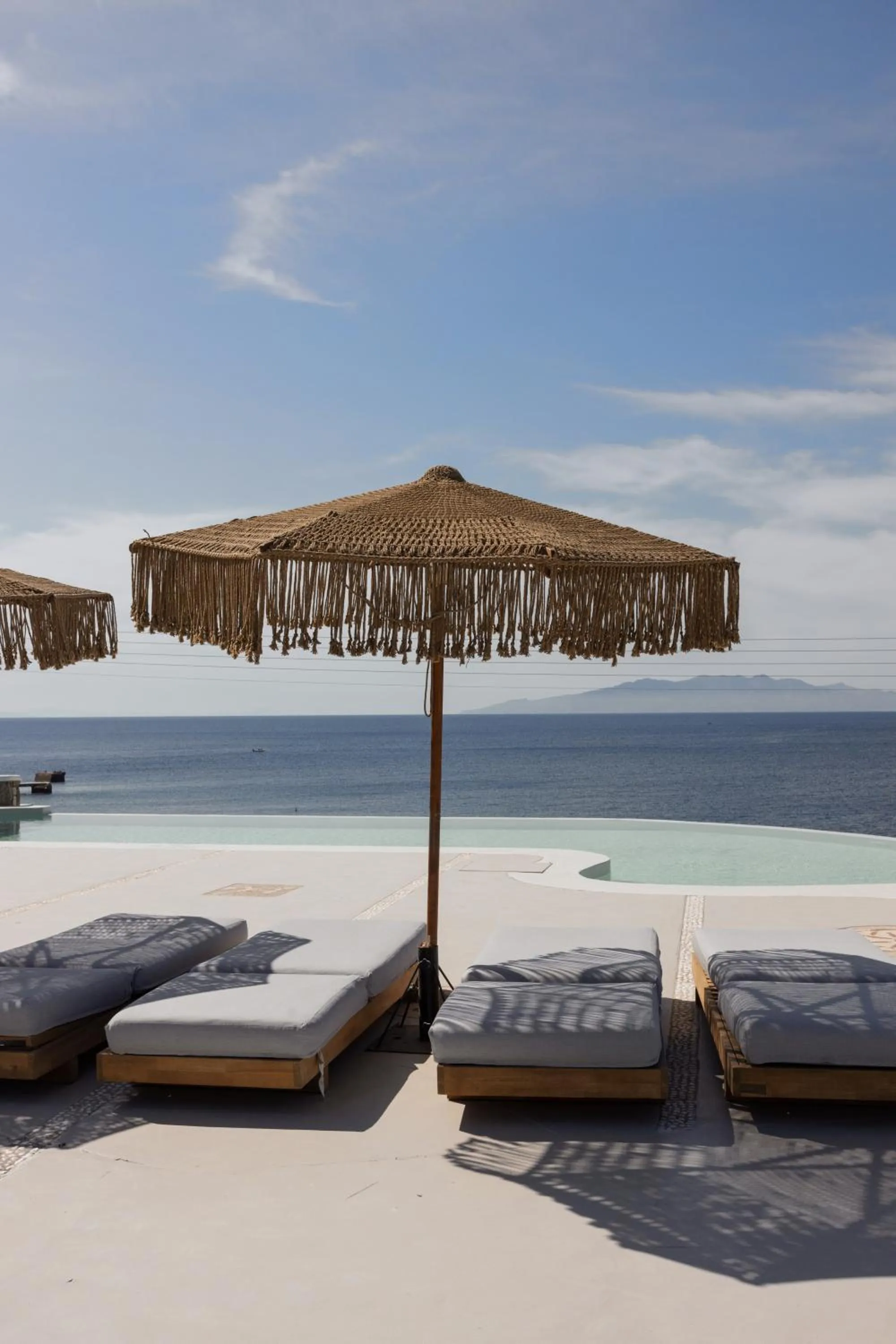 Swimming pool in Mykonos Pantheon