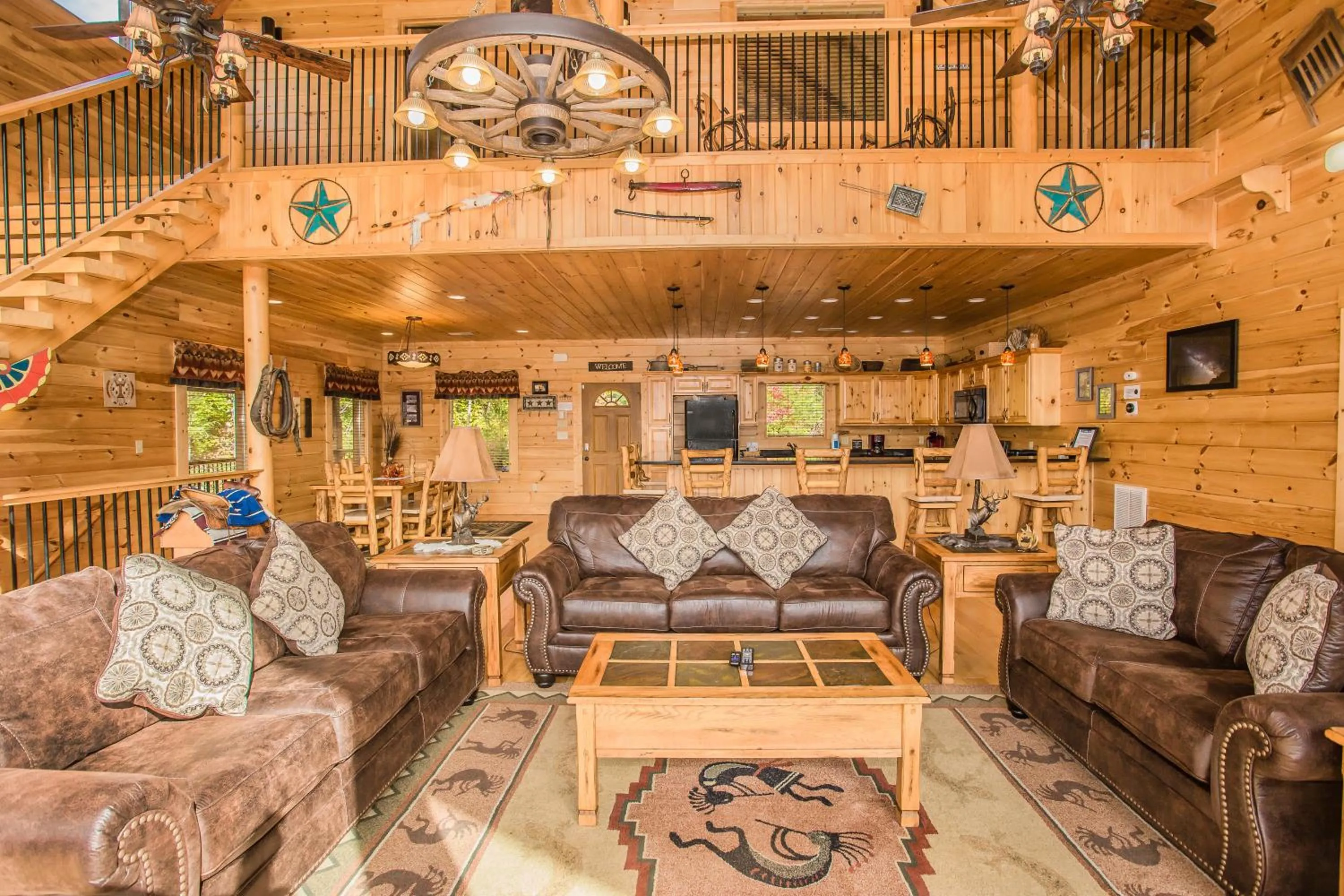 Living room in Star Dancer Cabin