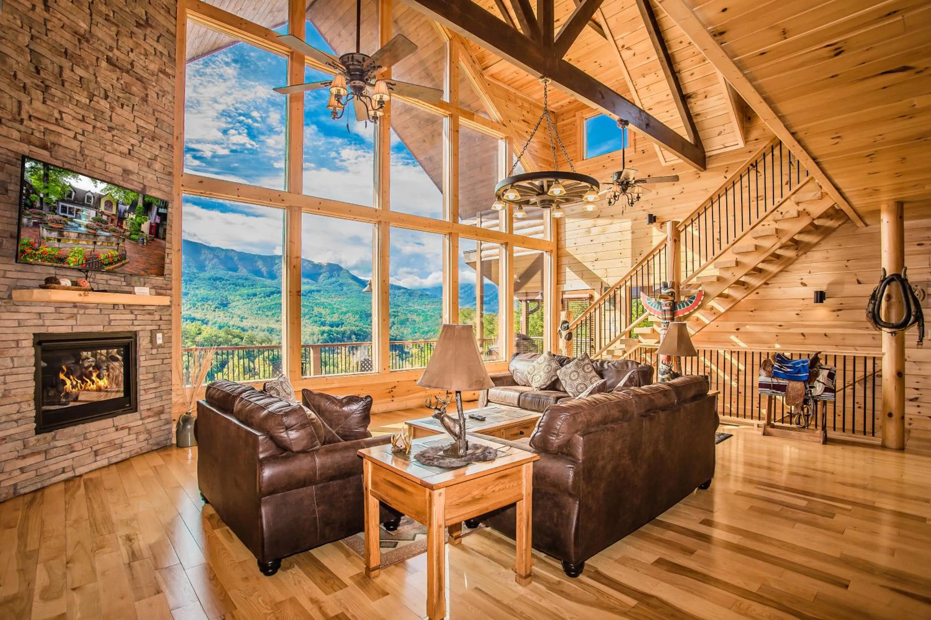 Living room in Star Dancer Cabin